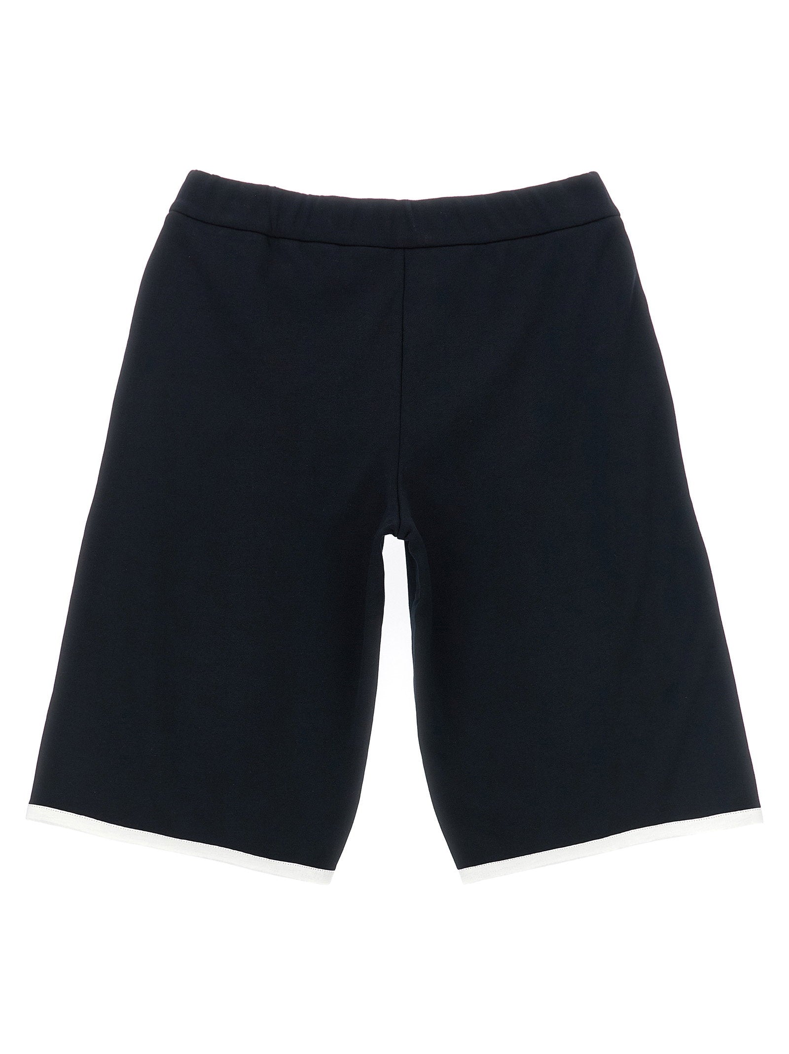 Moncler Enfant Logo Patch Bermuda Shorts – 100% cotton - view 2