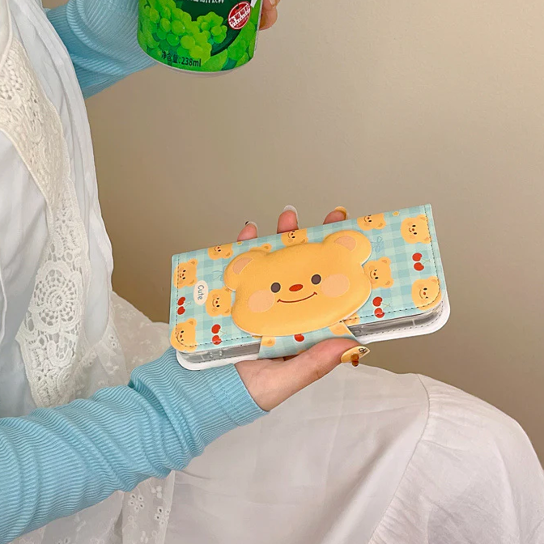 Peeperly Adorable Butter Bear Folding Case – No Color - view 6