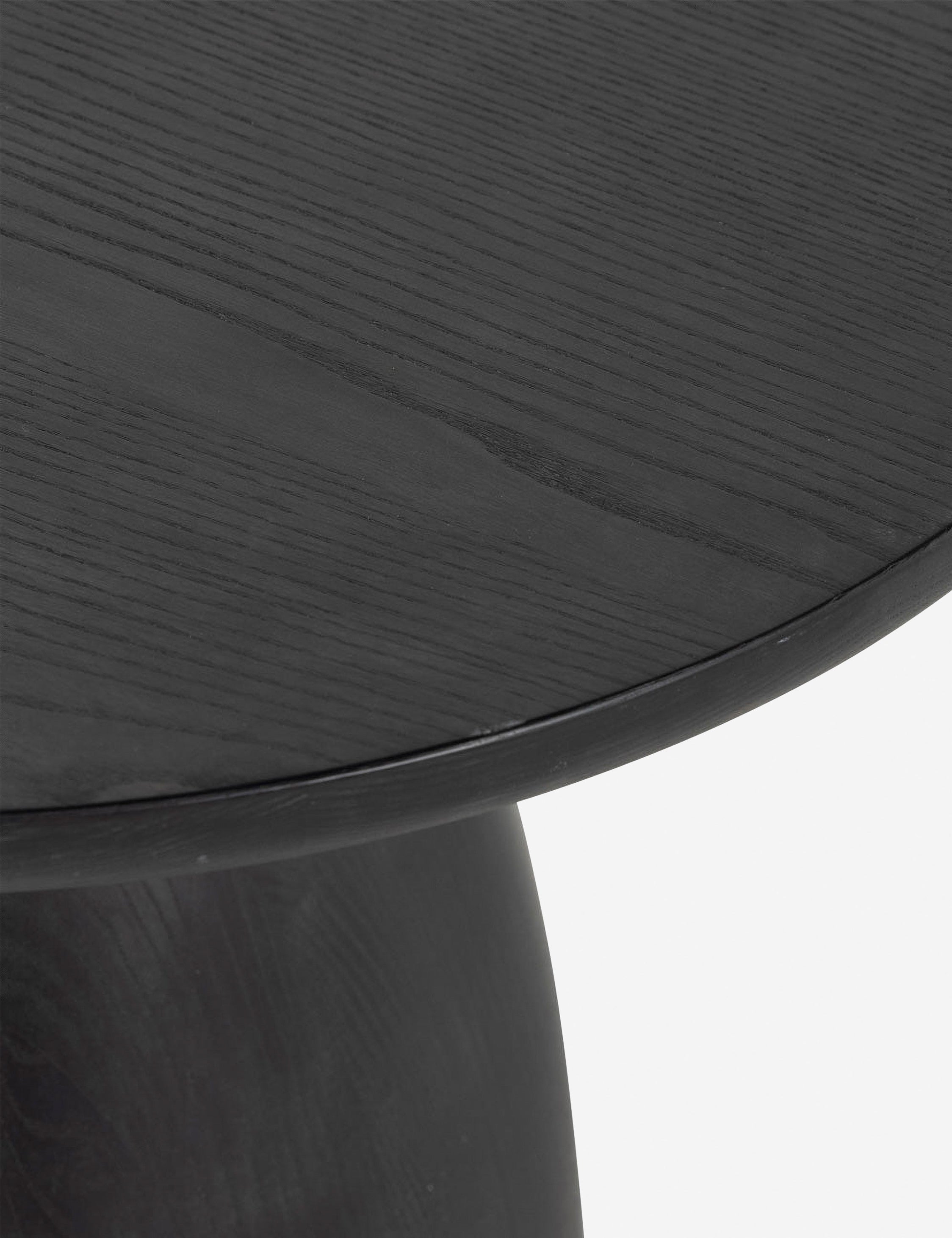 Lulu and Georgia Mulholland Round Side Table – Black - view 5
