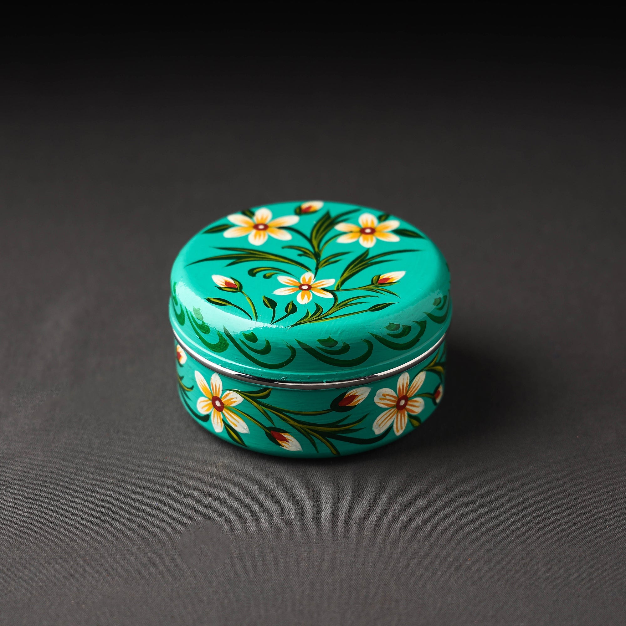 AAYAAS Banaras Handpainted Stainless Steel Multi Utility Container - view 2