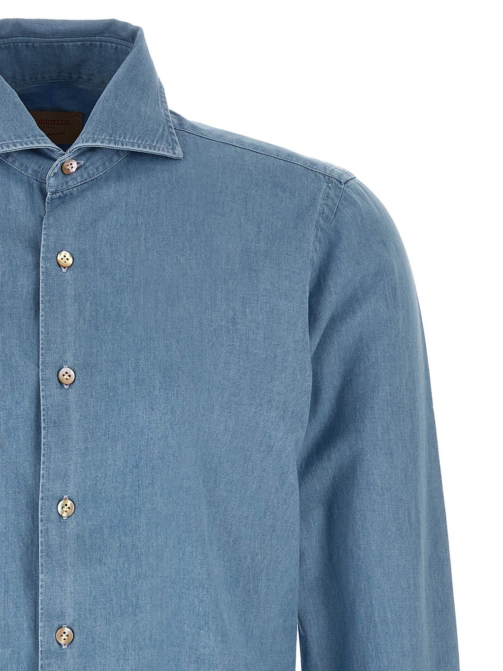 Borriello Denim Shirt - Passion Line – 100% cotton - view 3