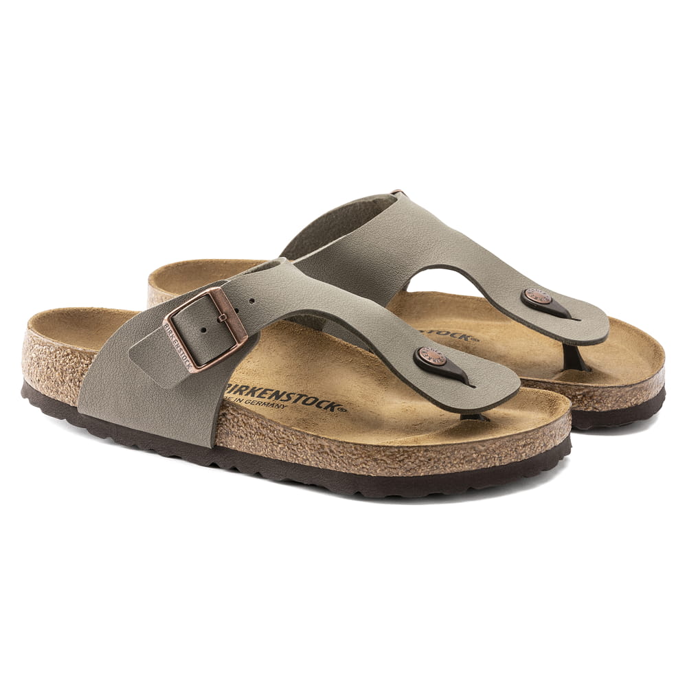 Birkenstock Ramses Birko-Flor Nubuck – Gray Gray/Stone - view 2