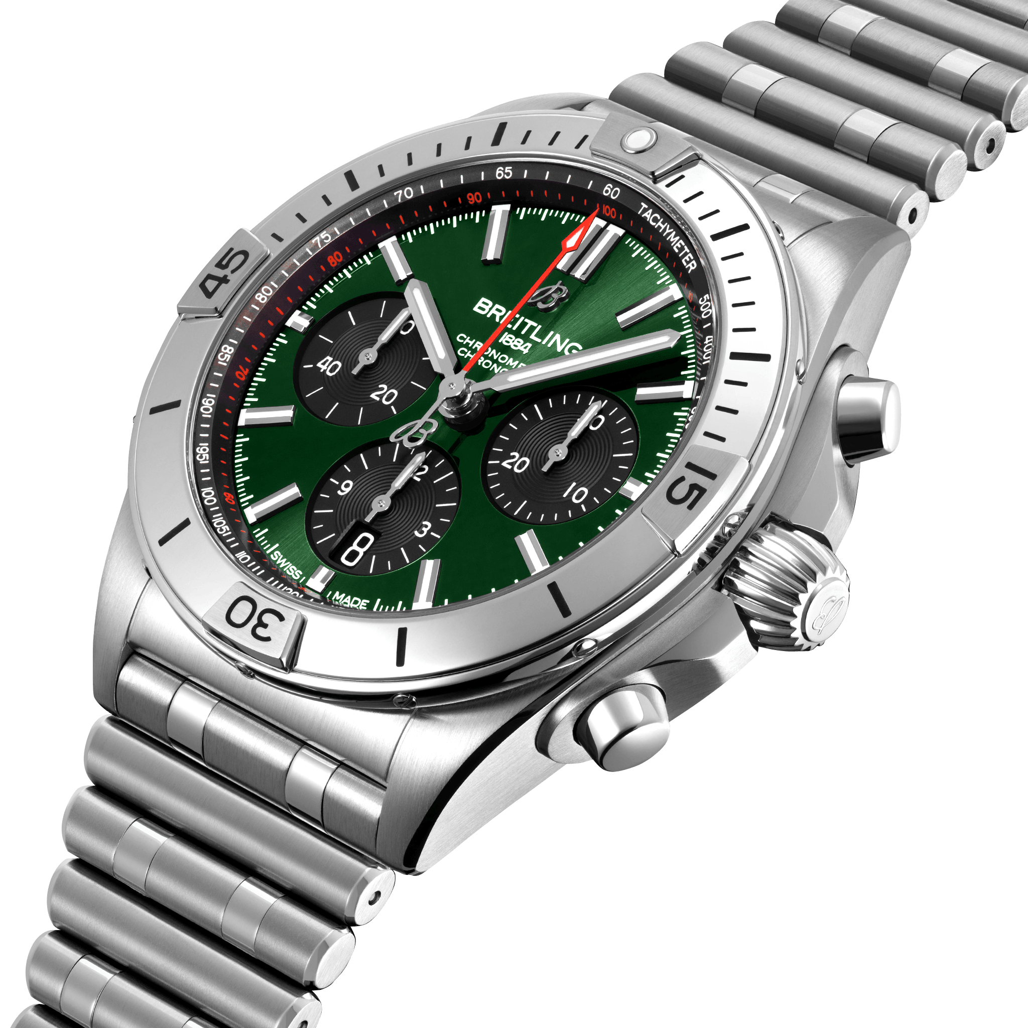 Breitling Chronomat B01 Green Dial Men 42mm