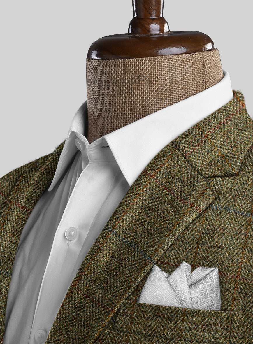 StudioSuits Harris Tweed Ranger Green Jacket - view 3
