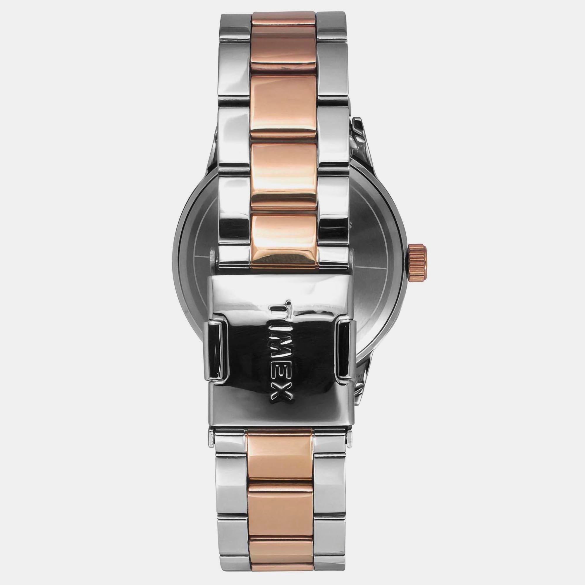 Timex E Class Men Quartz Black Dial Analog Stainless Steel Watch TWEG19919 - view 3