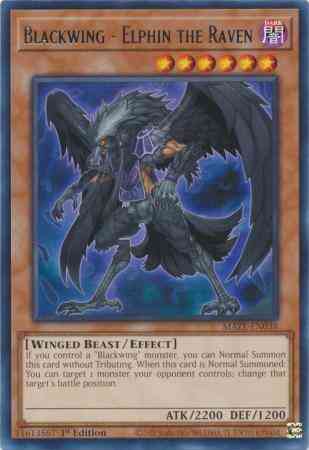 Yu-Gi-Oh! Blackwing - Elphin the Raven - MAZE-EN038 - Rare - 1st Edition