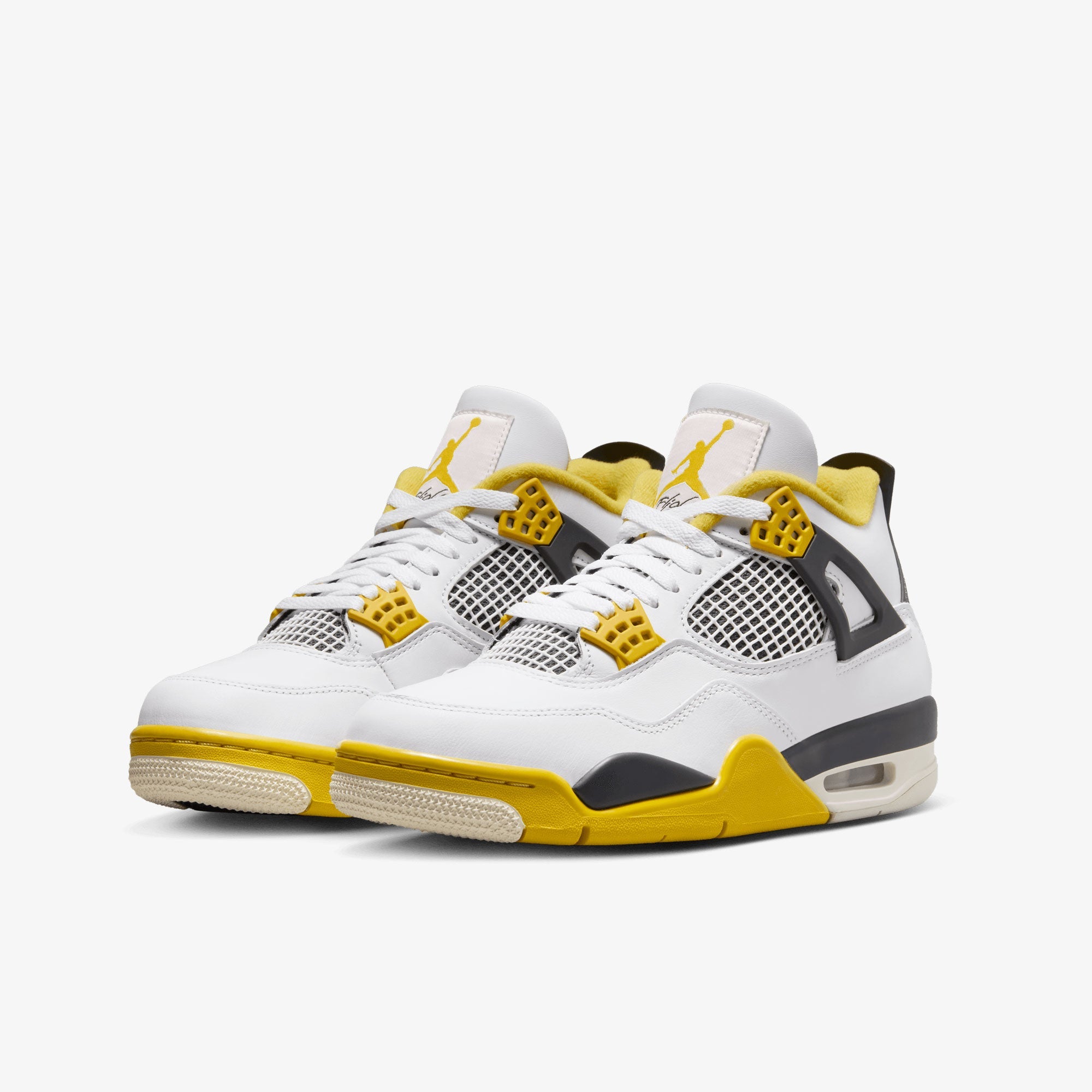 Jordan | AIR JORDAN 4 RETRO { WHITE/COCONUT MILK-VIVID SULFUR - view 2