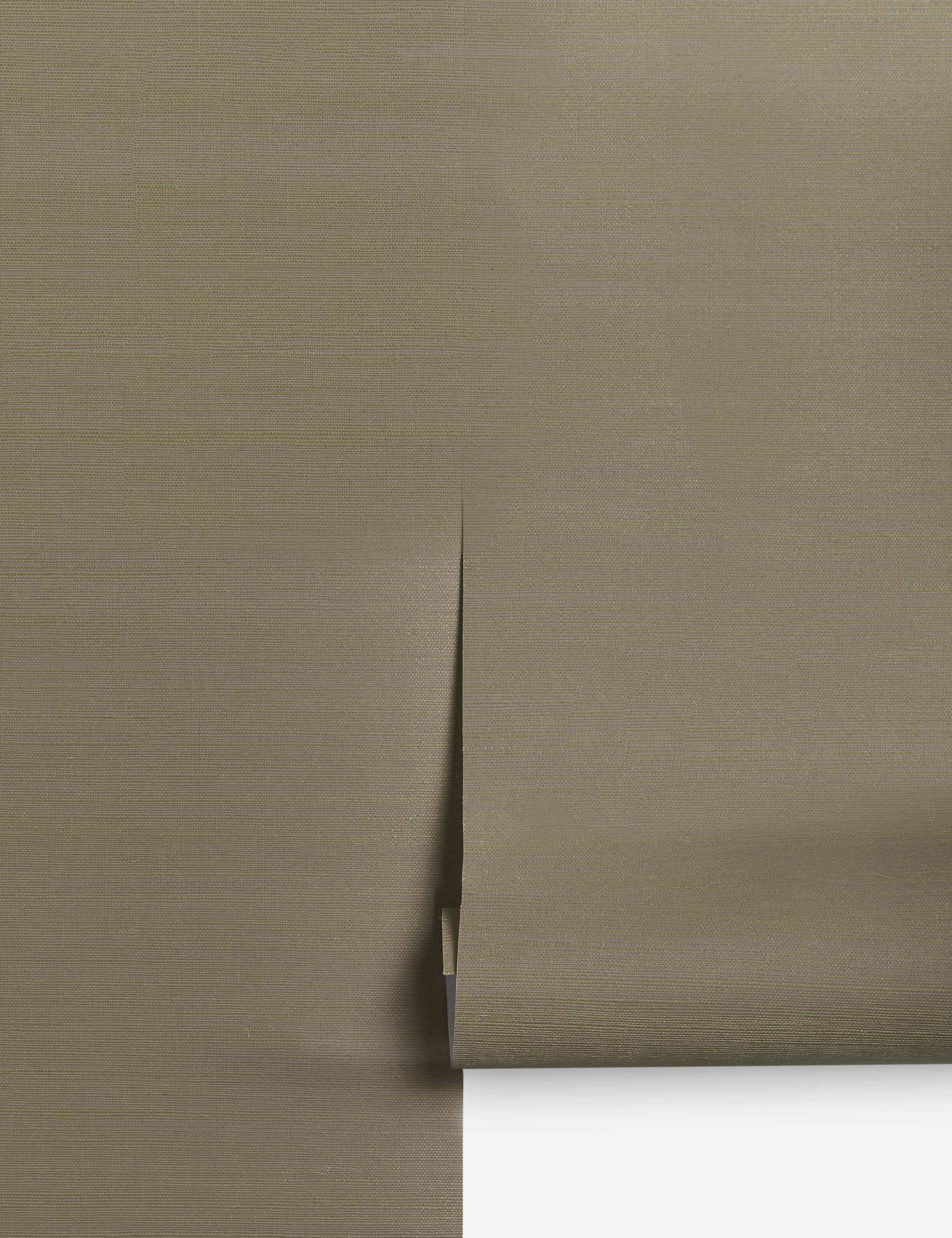 Lulu and Georgia Grasscloth Solid Wallpaper by Sarah Sherman Samuel