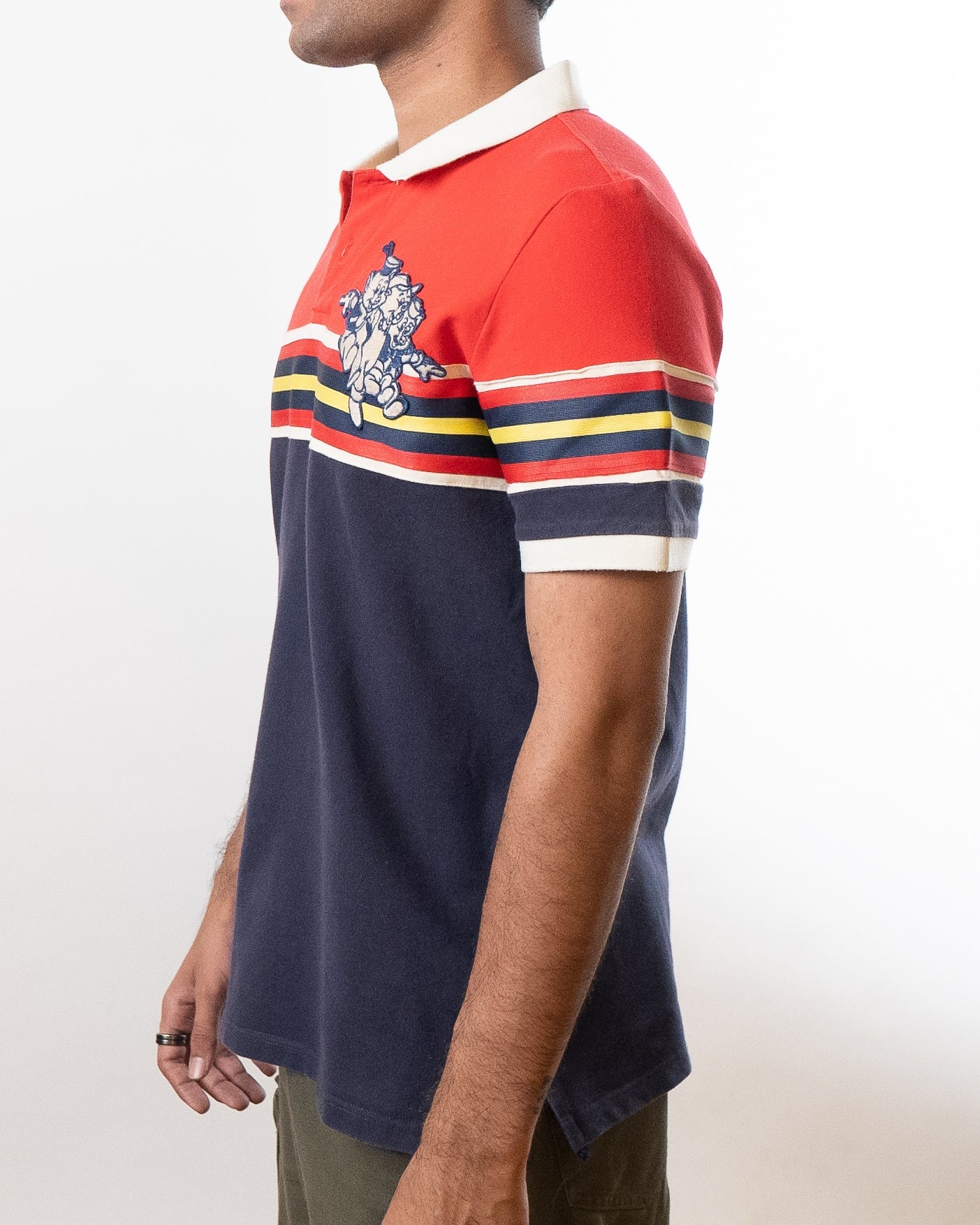 Gucci Three Little Pigs Polo T-Shirt - view 3