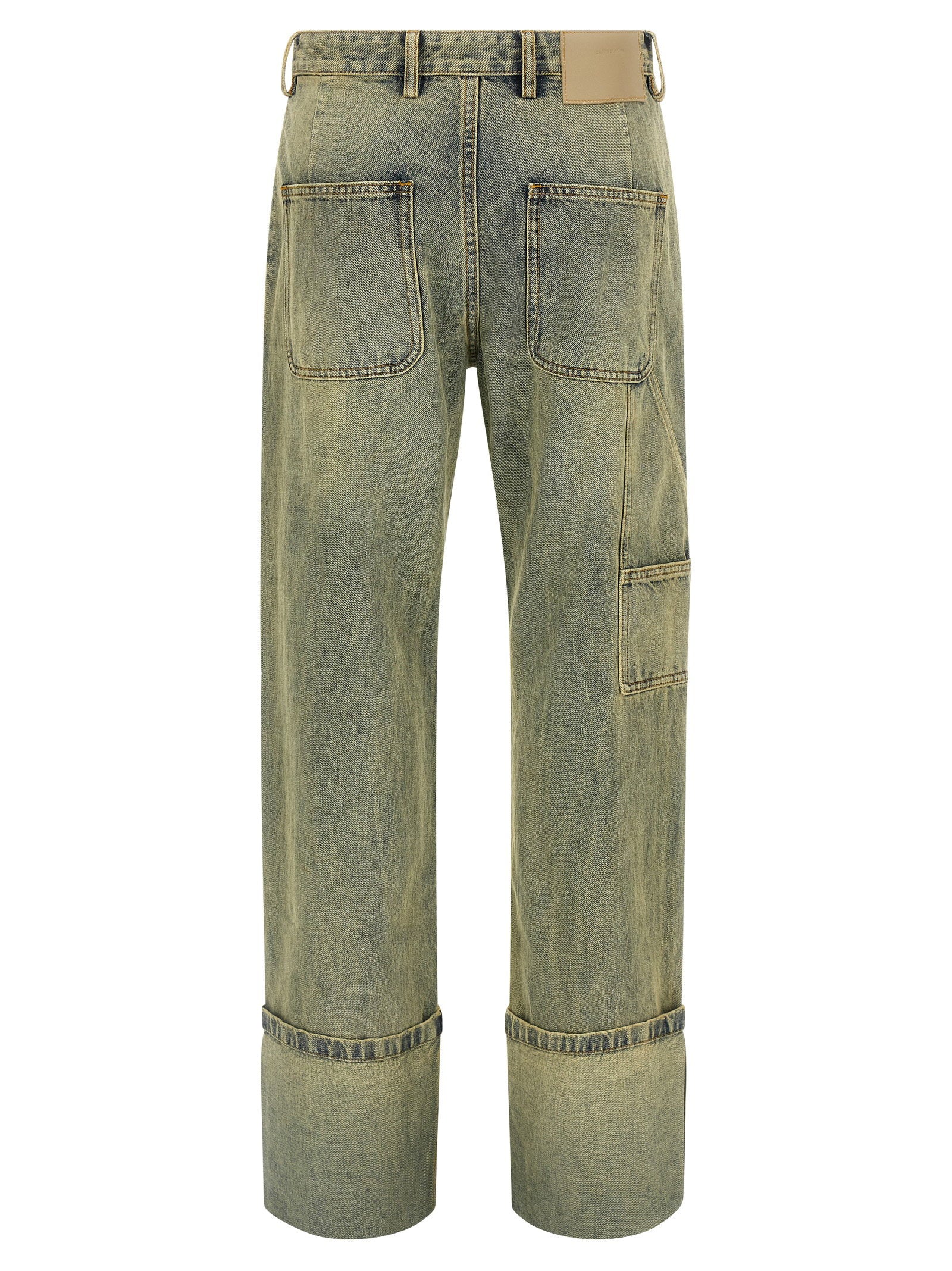 Entire Studios Cuff Surface Wave Jeans – 100% cotton - view 2
