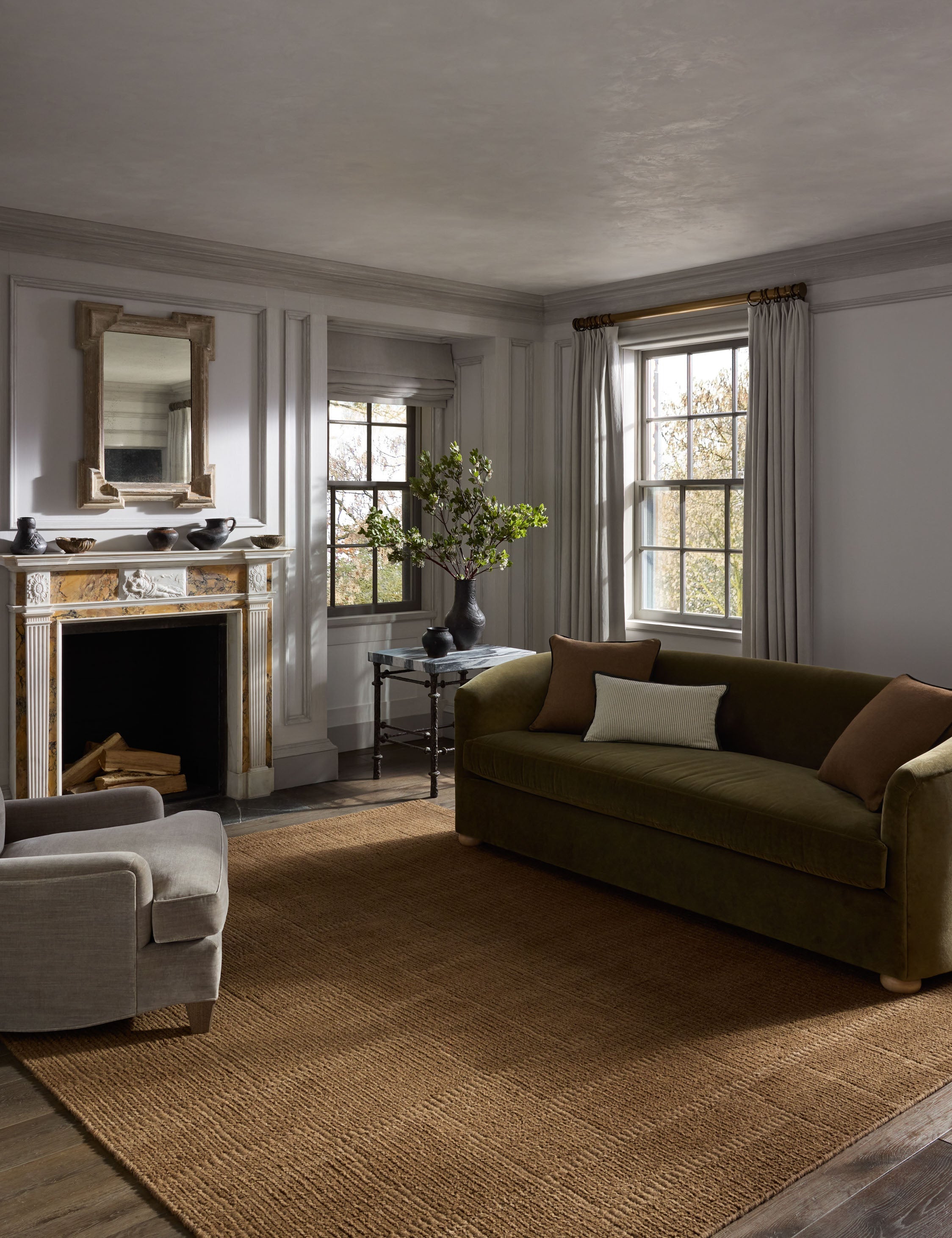 Lulu and Georgia Greenwich Hand-Loomed Wool-Blend Rug by Jeremiah Brent x Loloi - view 15