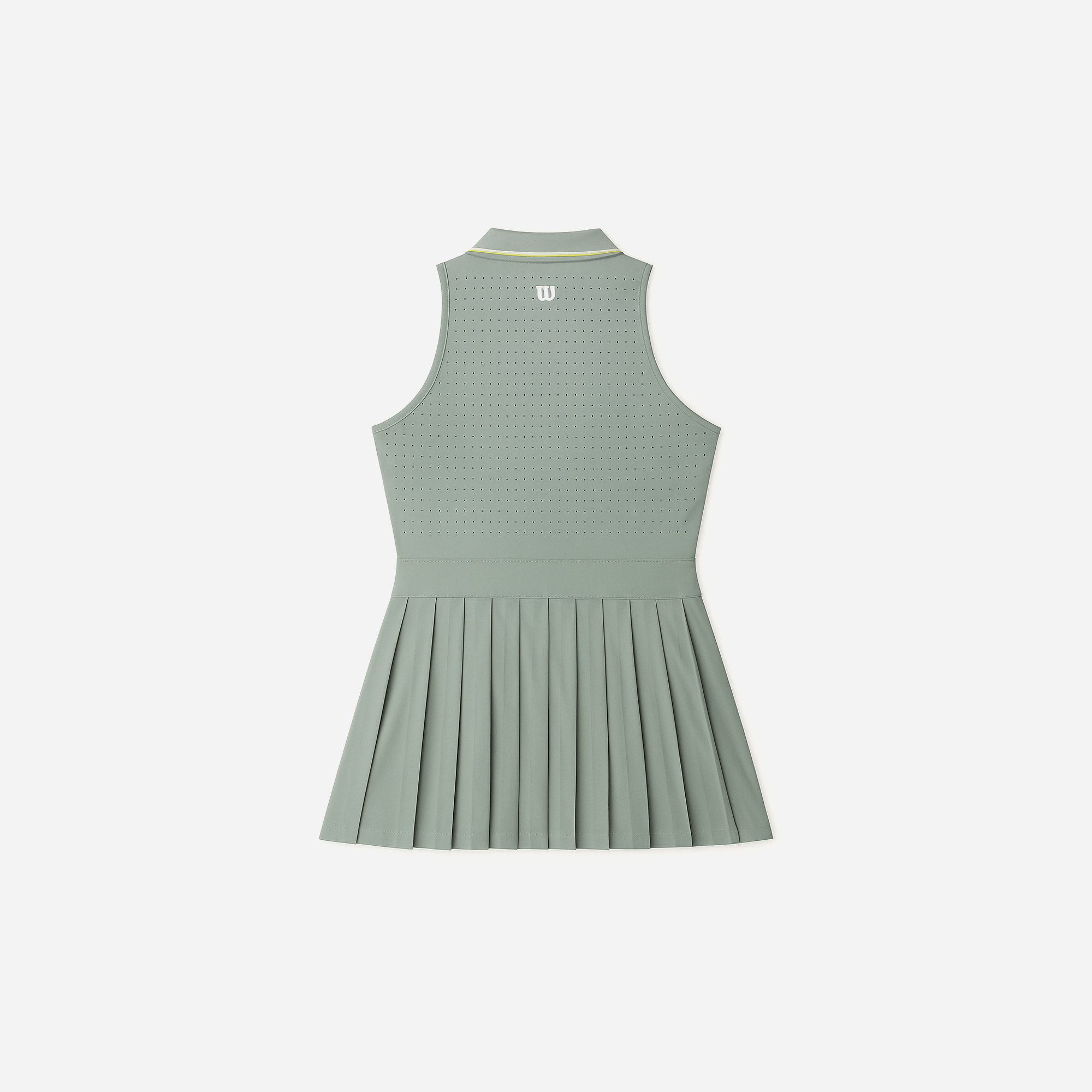 Wilson All Court Unlined Tennis Dress Aqua Grey - view 2