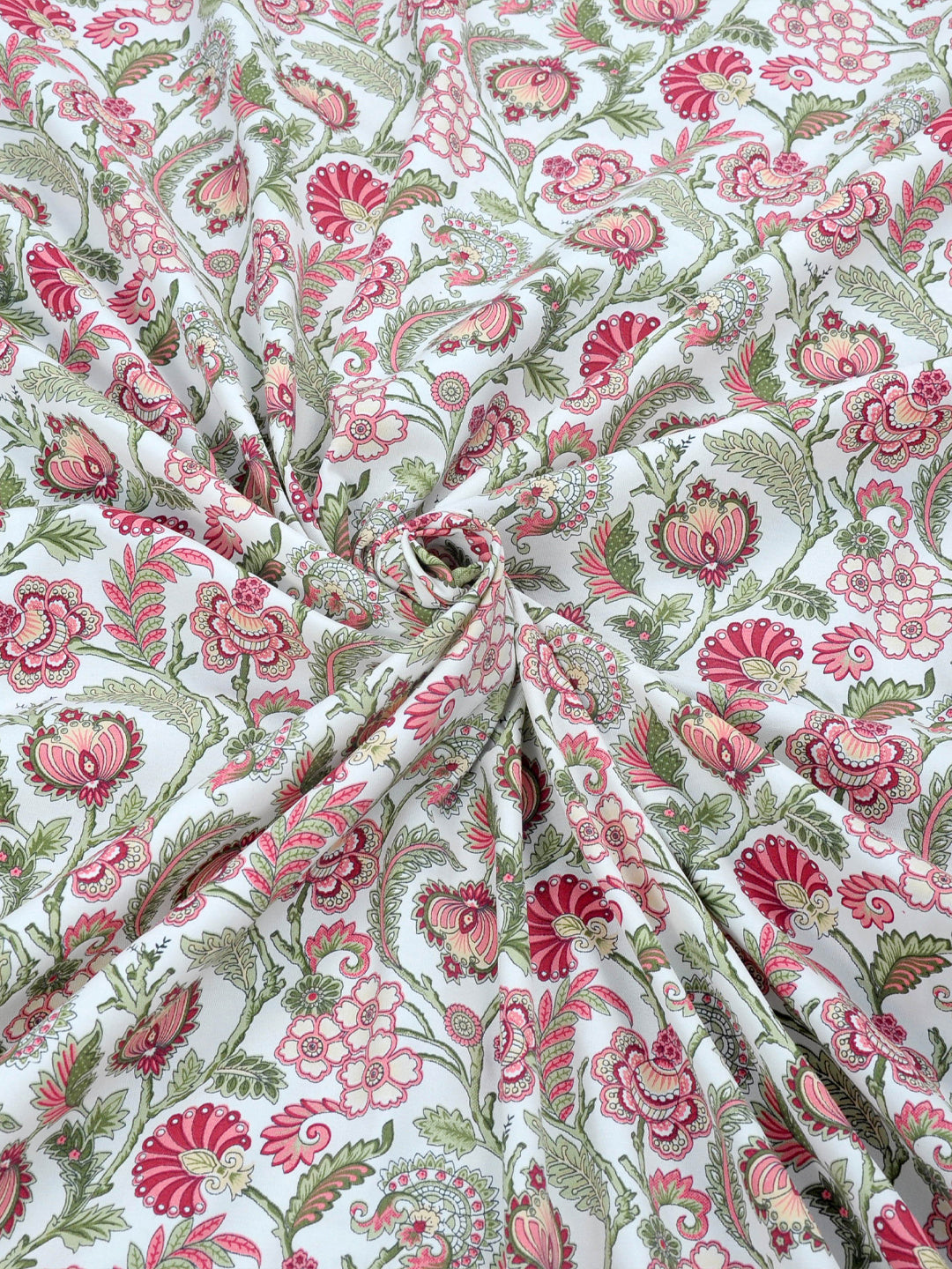 Urban Space -Home Furnishing Store 220 TC 100% Cotton Single Printed Bedsheet with Pillow Covers - Creeper Pink - view 4