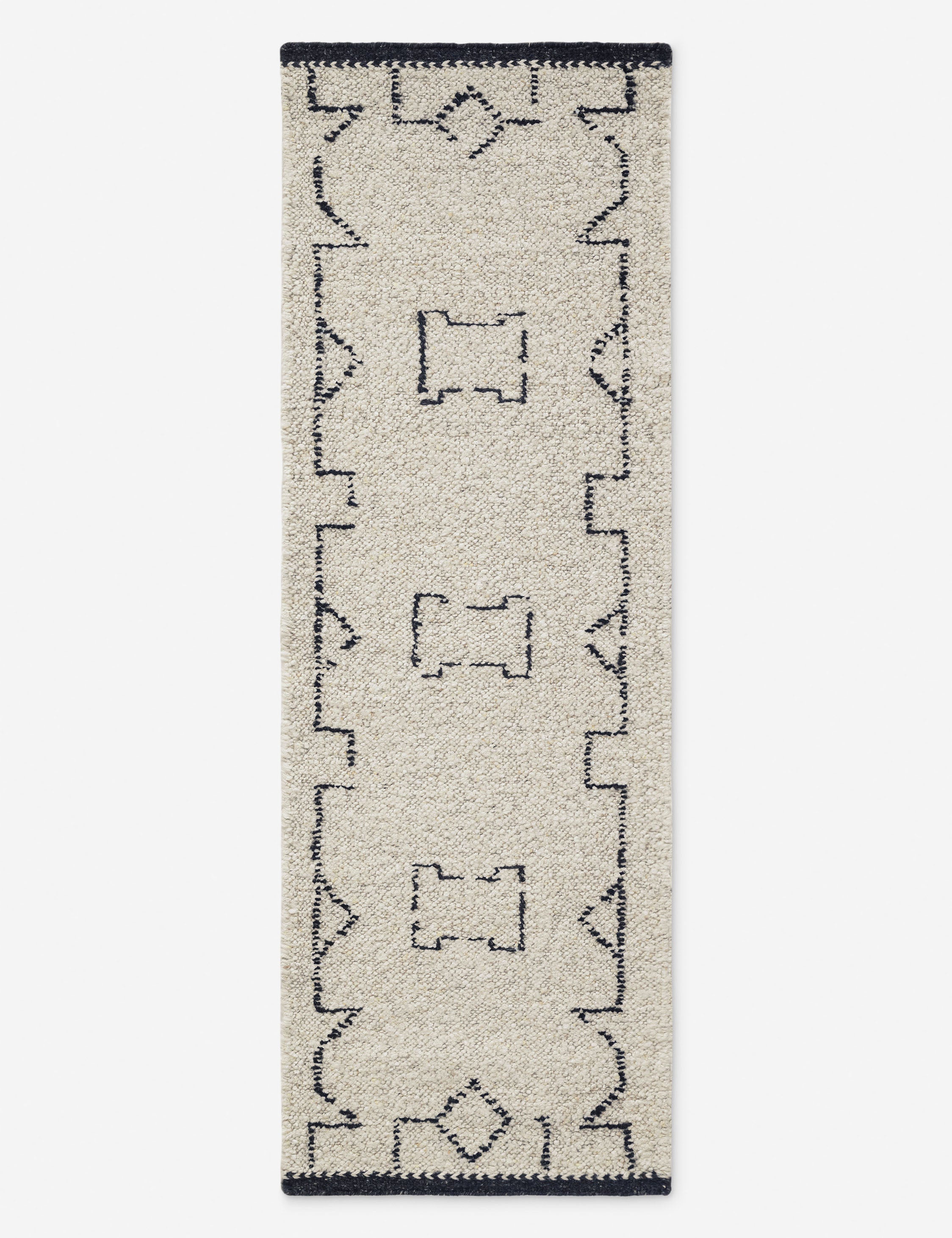 Lulu and Georgia Ciera Flatweave Wool Rug – White - view 2
