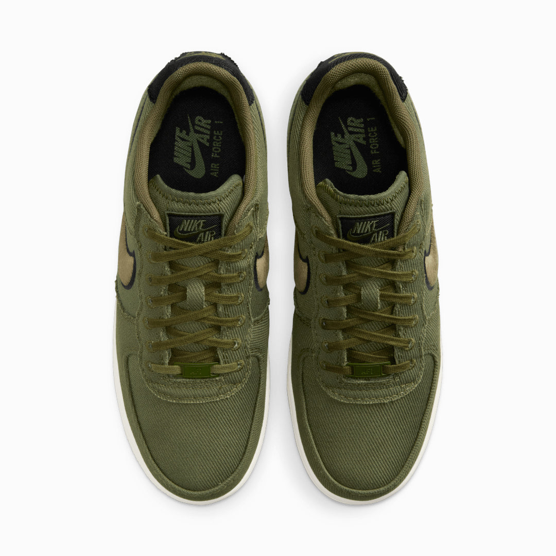 Nike | Air Force 1 Low Canvas { Army Olive/matte Olive-phantom-black - view 2