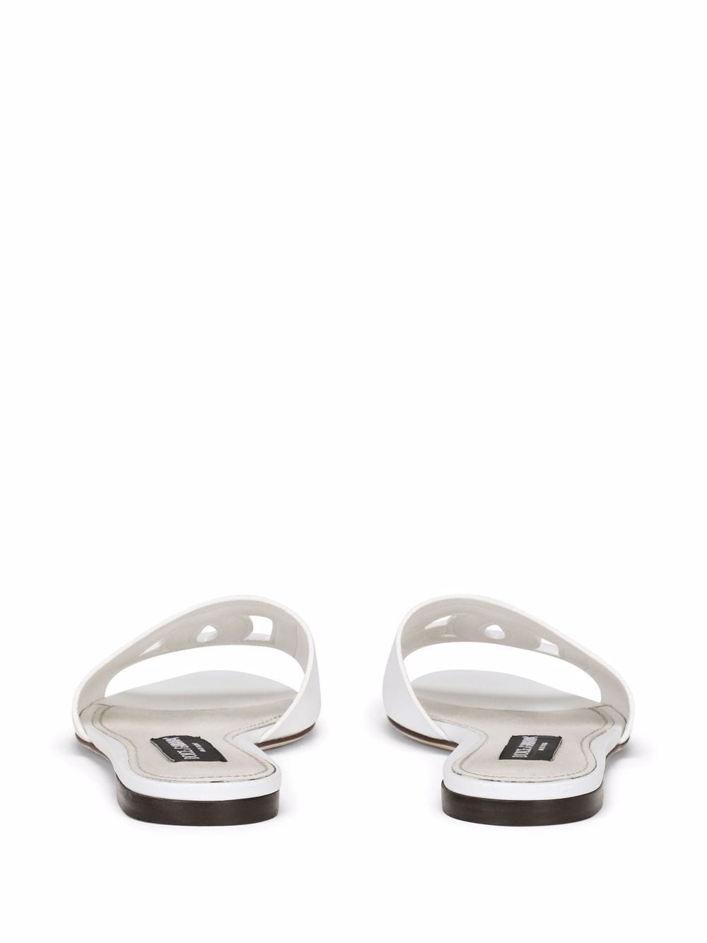 Dolce & Gabbana Sandals WHITE – 100%Calf Leather - view 2