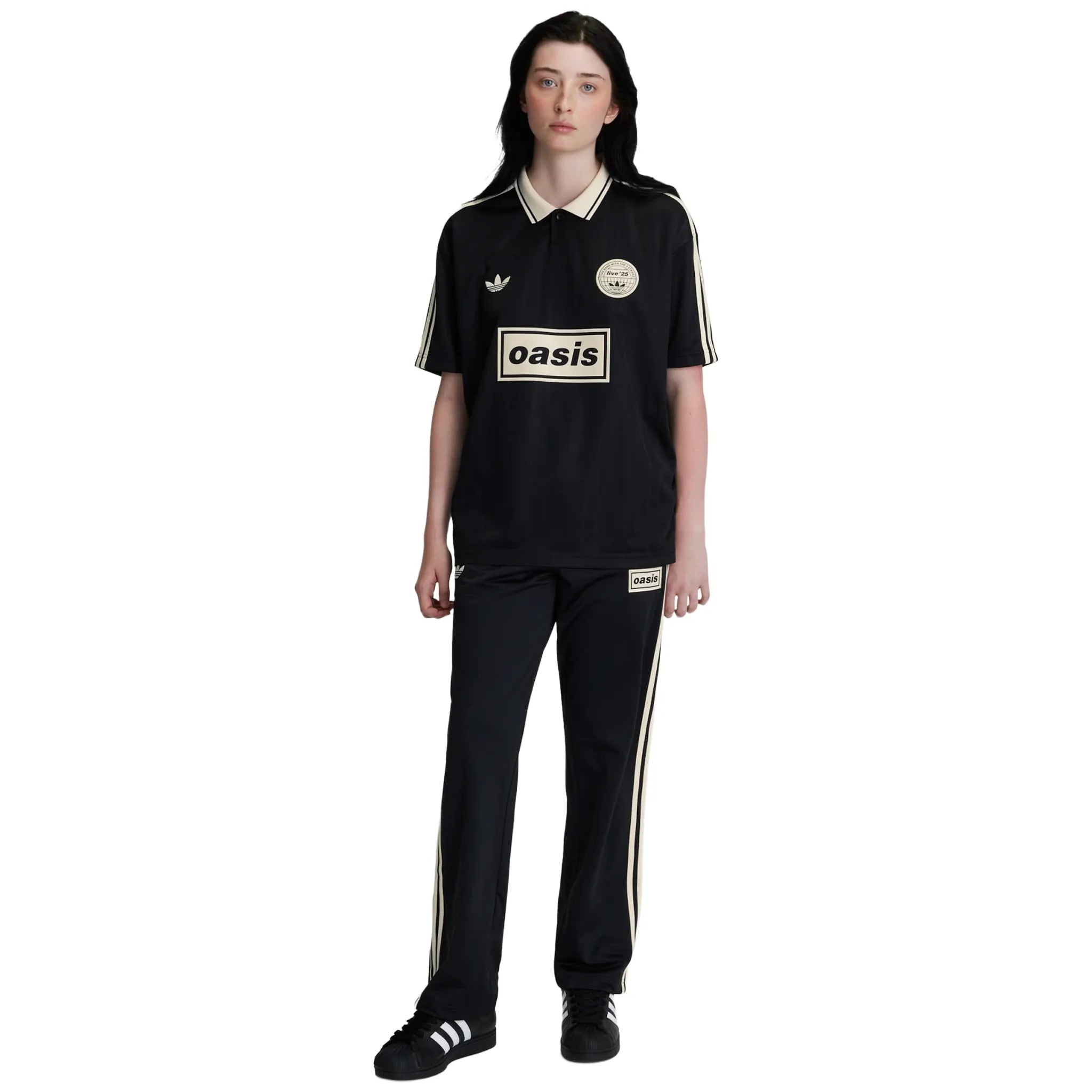 Adidas x Oasis Tour Jacquard Black Jersey - view 6