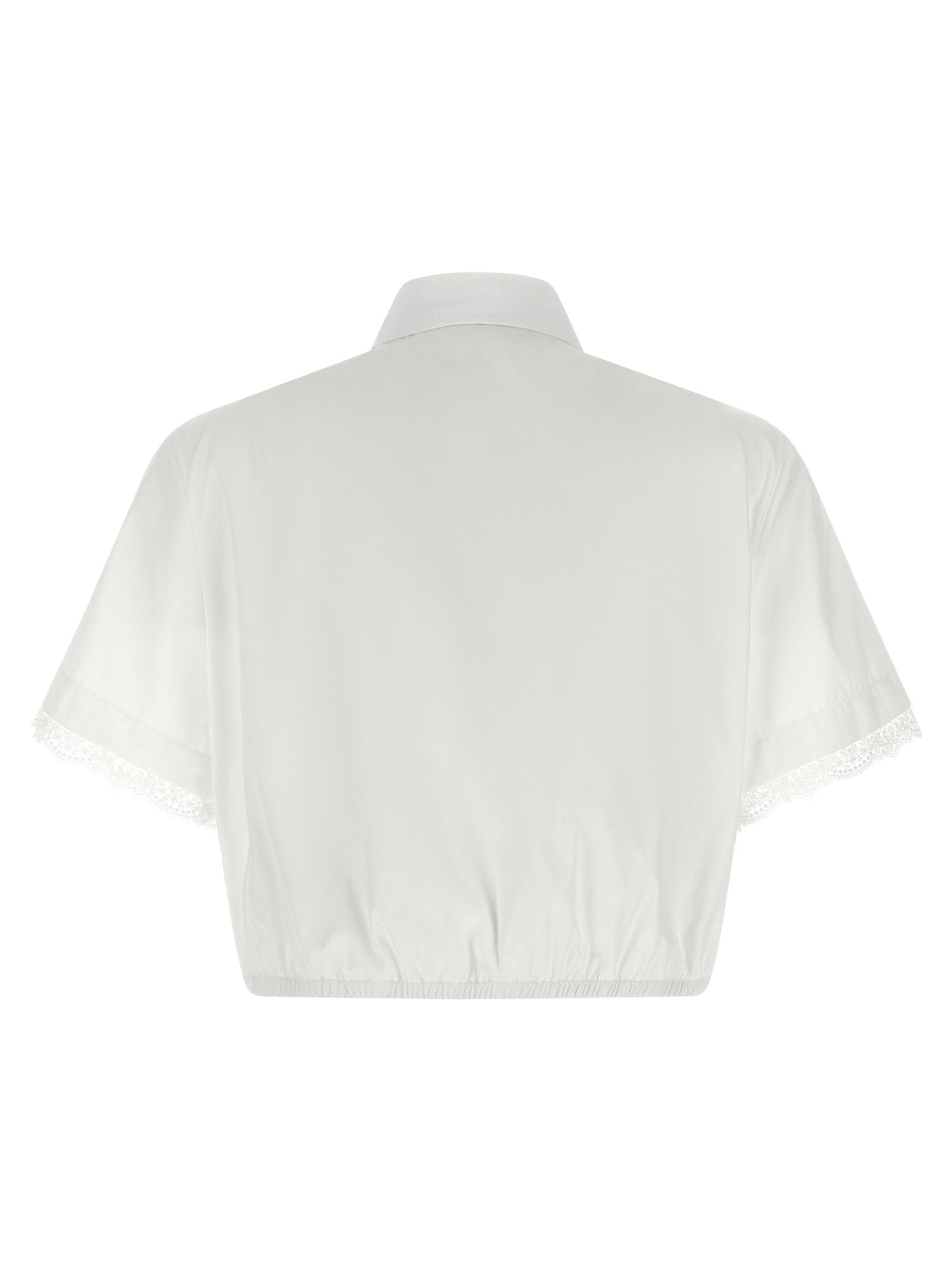 Ermanno Scervino Lace Insert Shirt – 100% cotton - view 2