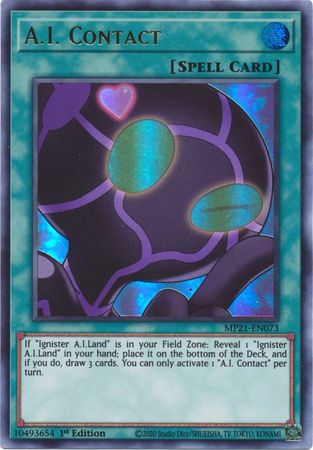 I contact – Yu-Gi-Oh! A.I. Contact - MP21-EN073 - Ultra Rare - 1st Edition