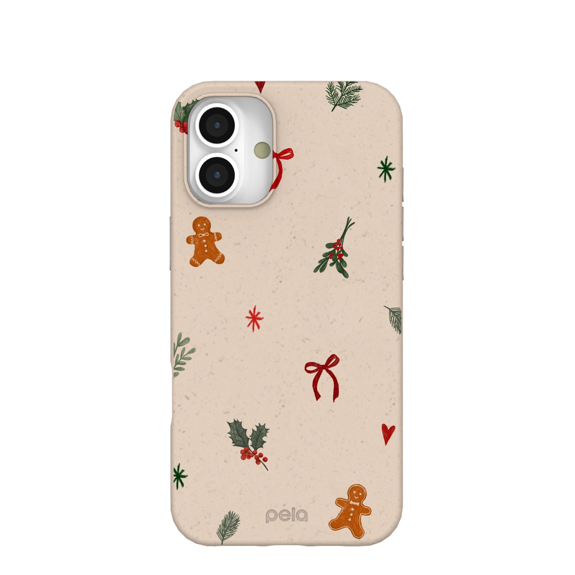 Pela Case Seashell Be Merry iPhone 16 Plus Case
