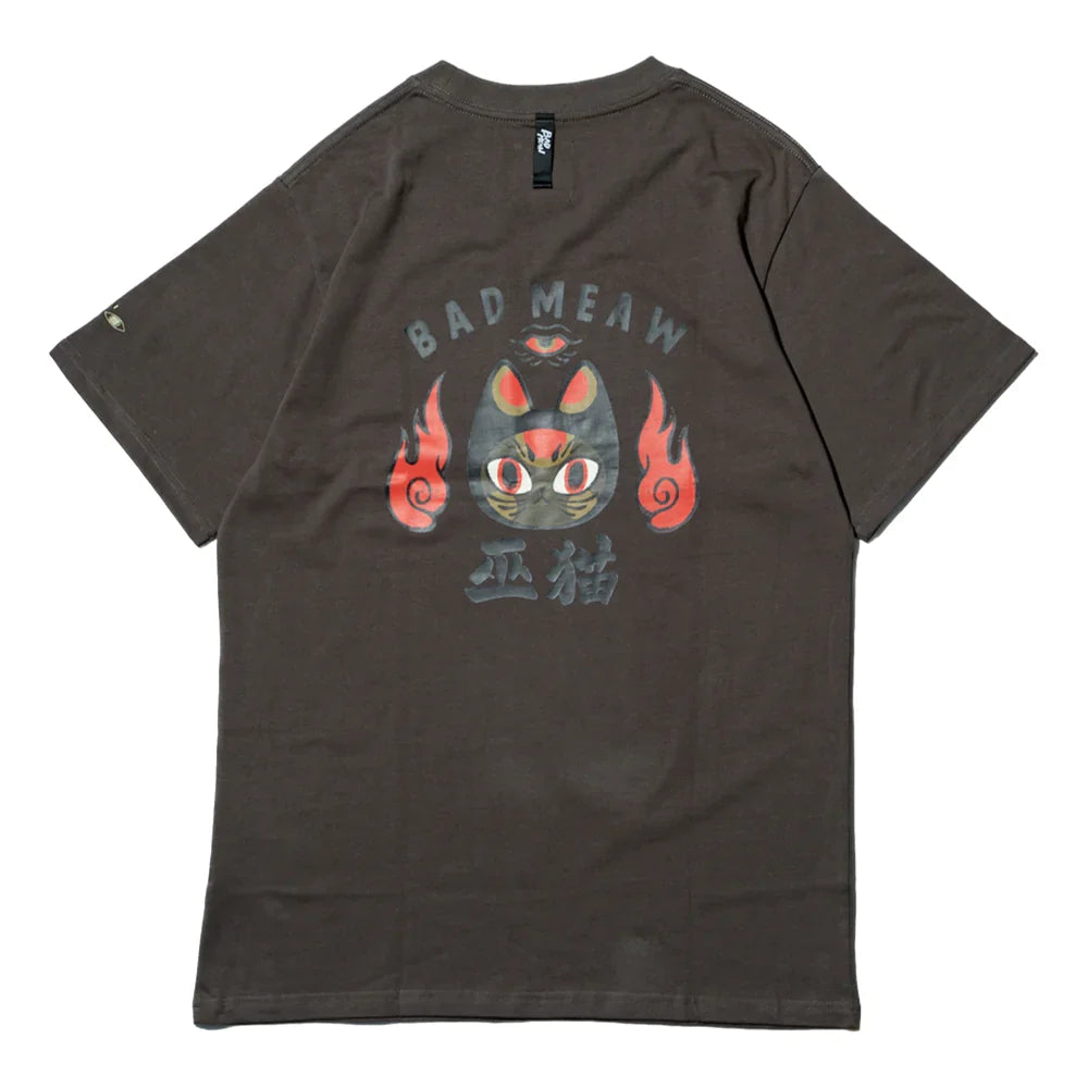 My Store Badmeaw Witch Cat Tee-grey - view 2