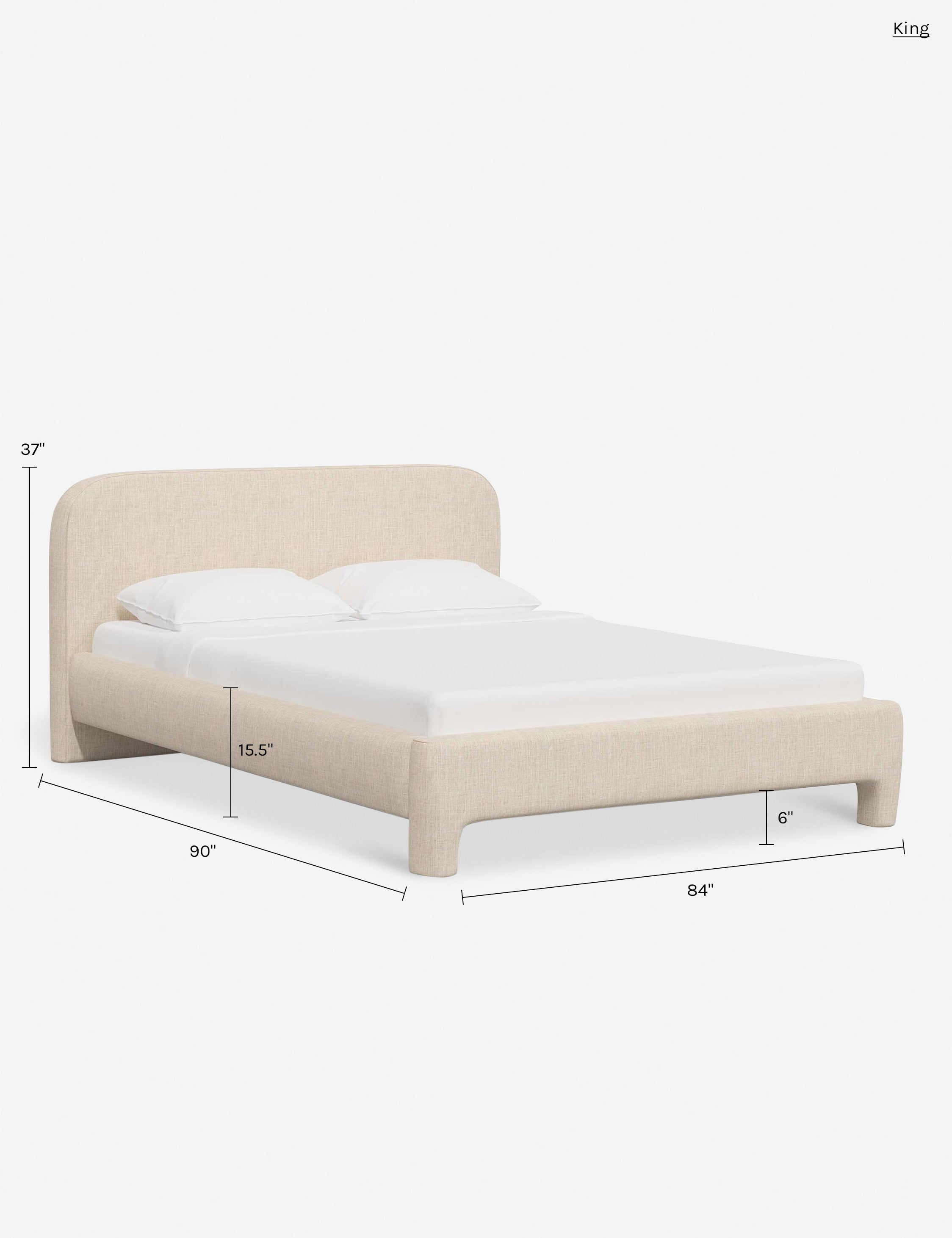 Lulu and Georgia Kaisley Platform Bed - view 198