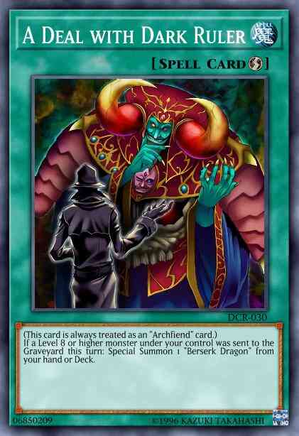 Yu-Gi-Oh! A Deal with Dark Ruler - DCR-030 - Common - 1st Edition