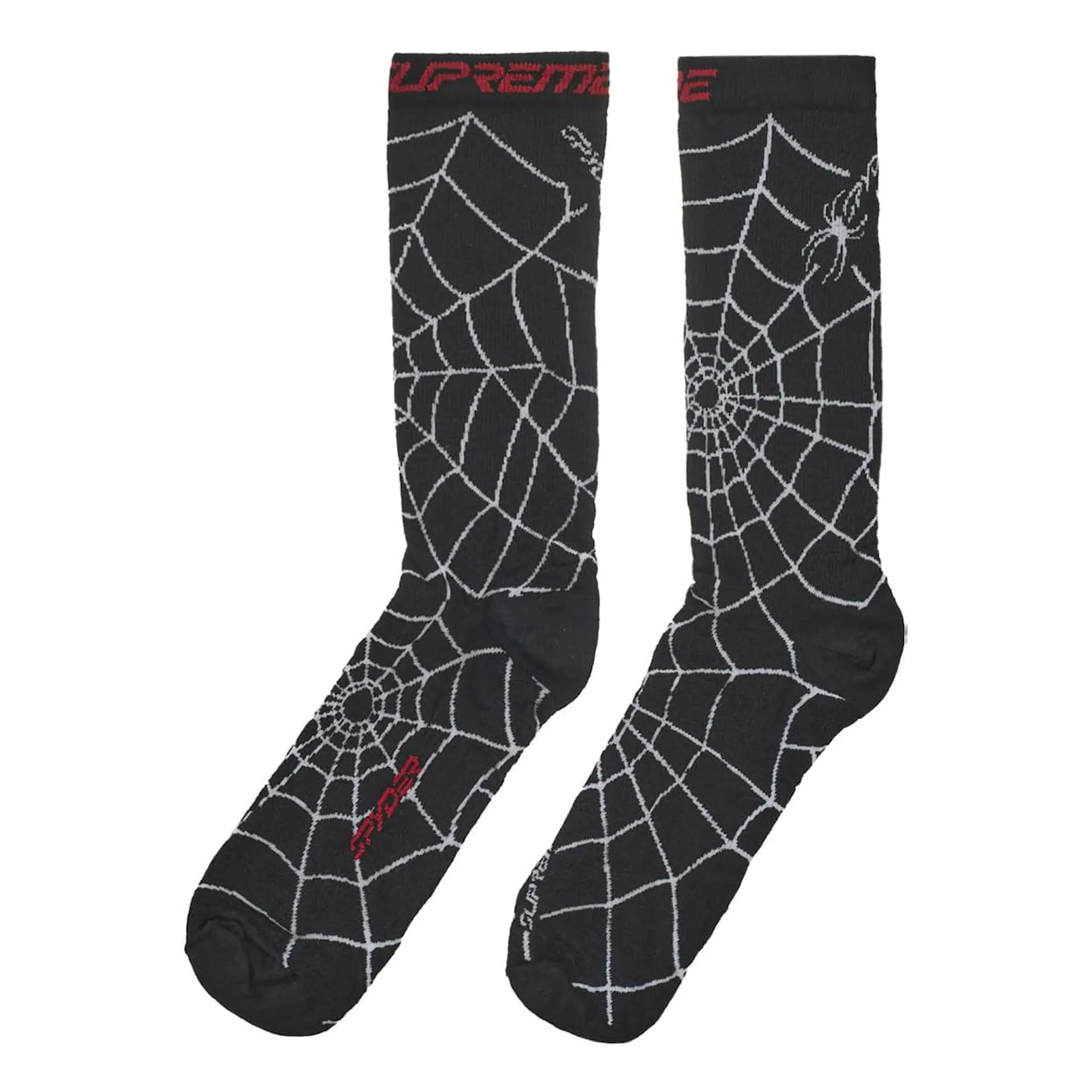 Supreme Spyder Crew Socks (1 Pack) Black - view 2