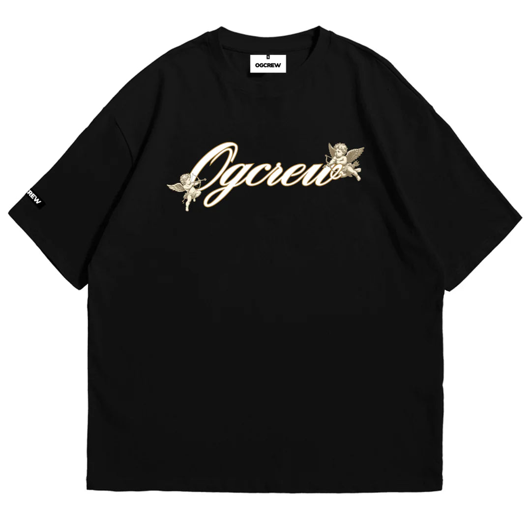 Cop Underdog Black Cherubs Tee