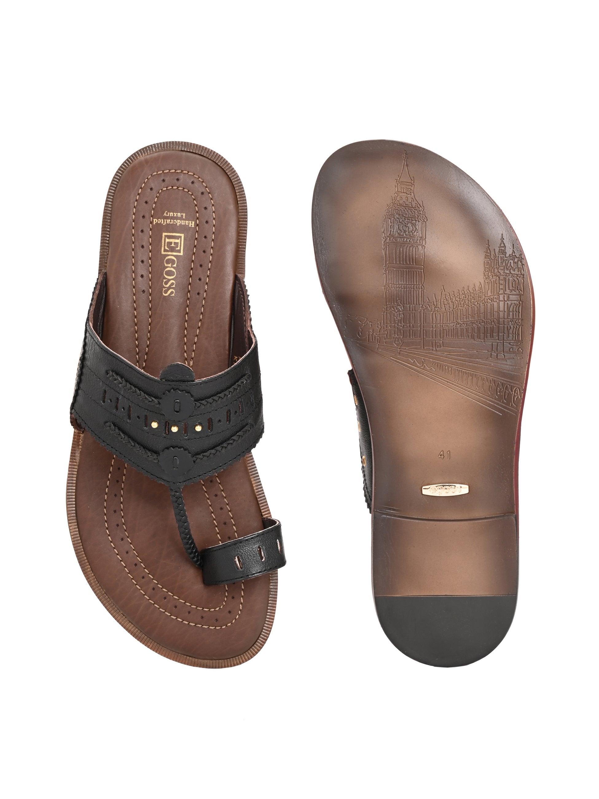 Egoss Shoes Egoss Kolhapuri Slippers For Men - view 15