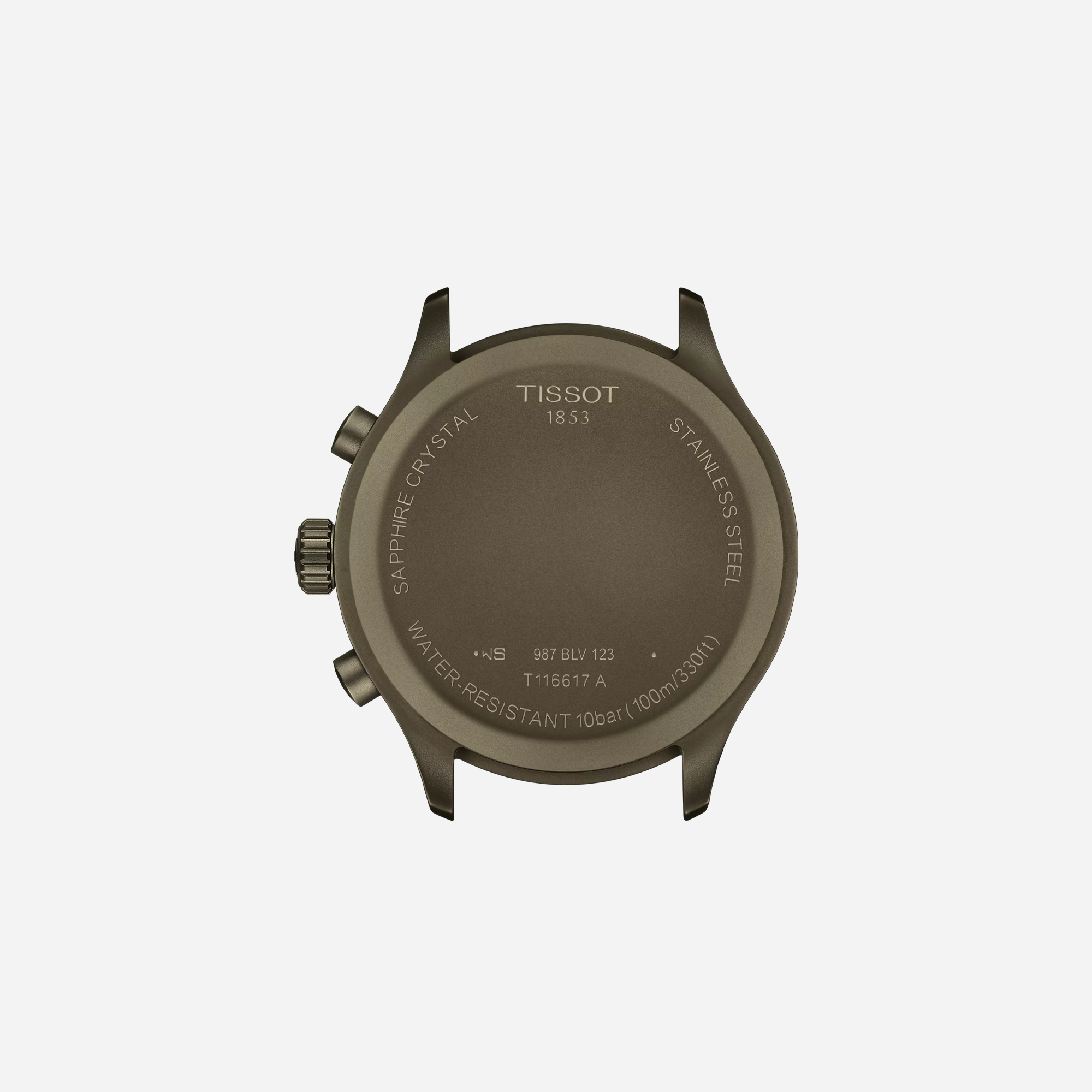 Tissot Chrono XL Khaki Dial Khaki Leather Strap 45mm - view 2