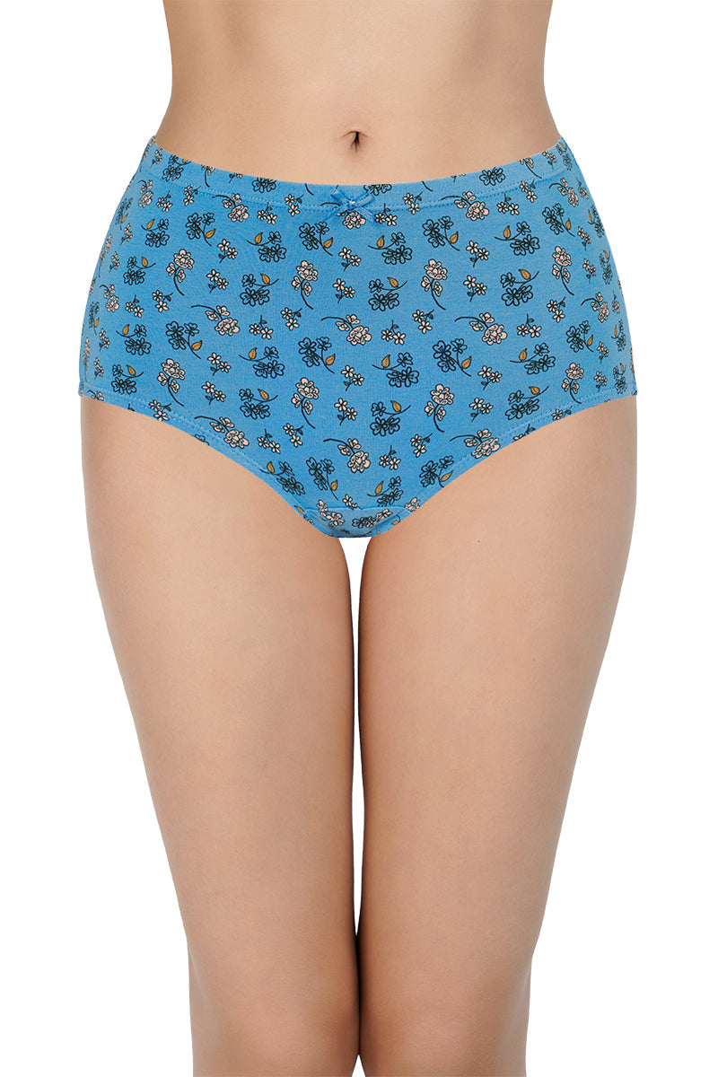 Amante Inner Elastic Waistband Full Brief Assorted Panty (Pack of 3 Colors & Prints May Vary) - view 3