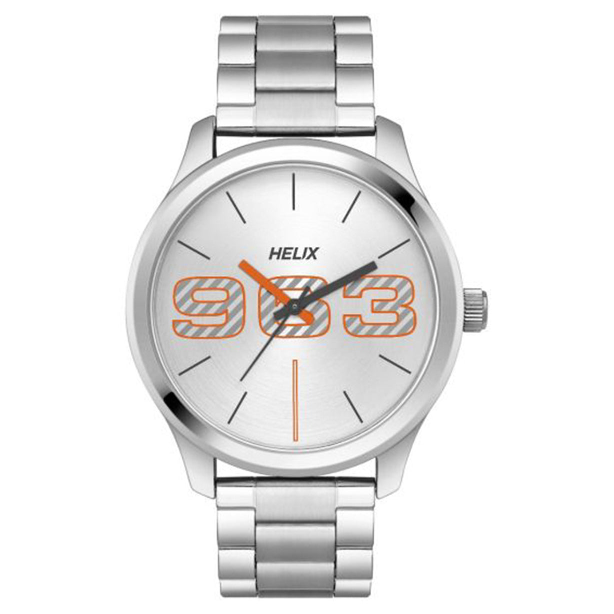 Helix Casual Stainless Steel Bracelet – Silver - view 4
