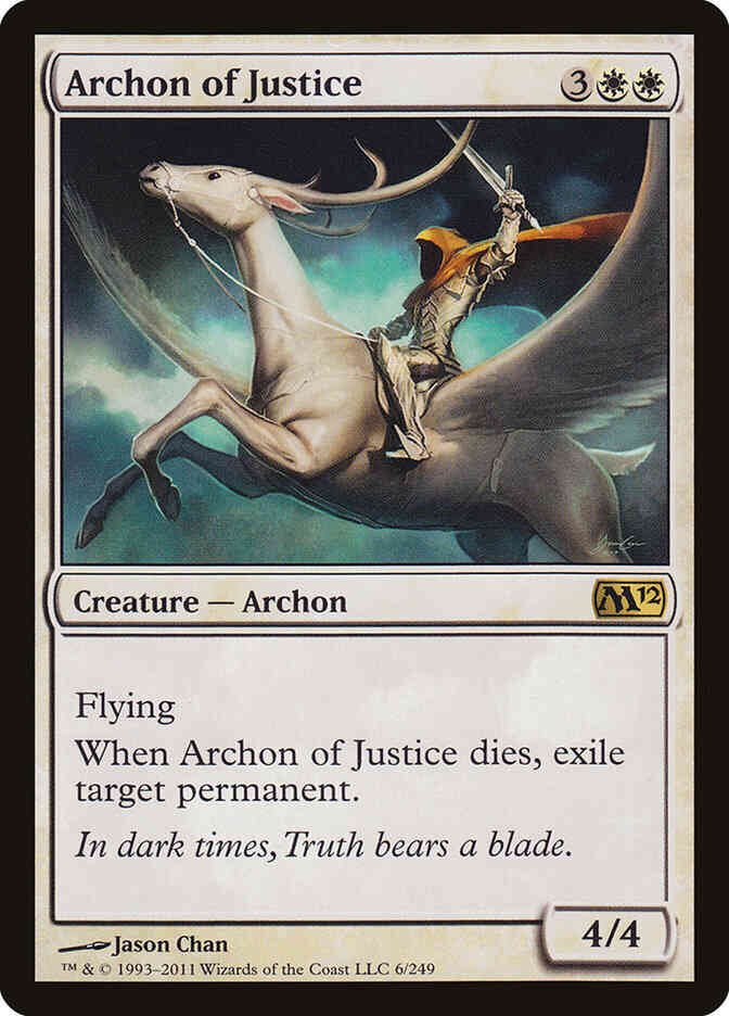 Justice 6 magic – Archon of Justice [6] [Magic 2012] [Non-Foil]