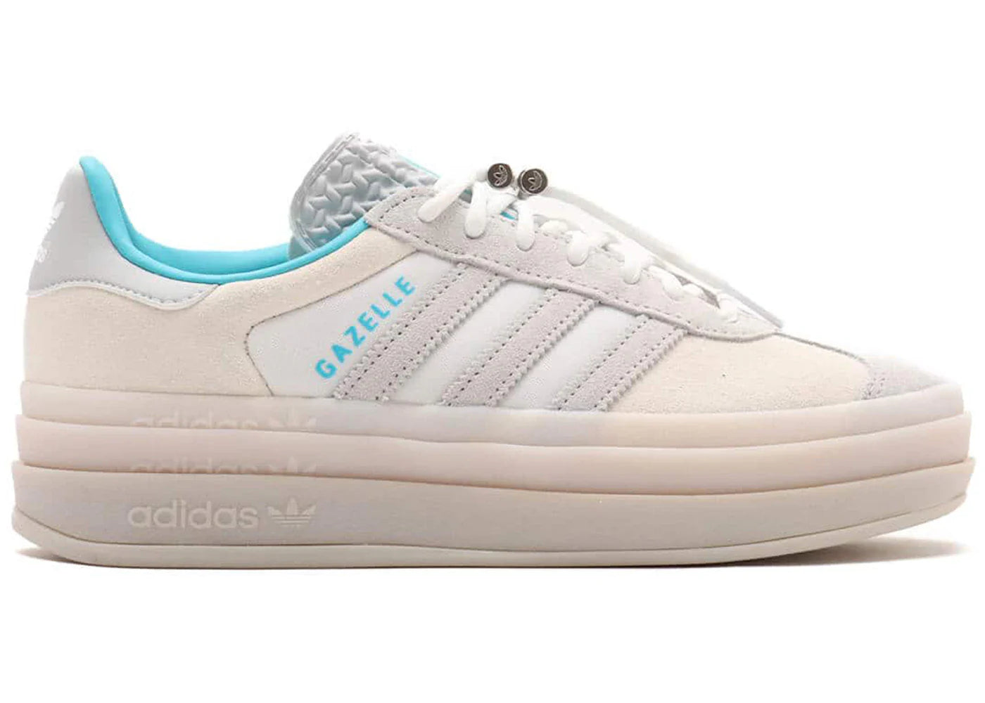 Adidas Gazelle Bold Cloud White Light Blue (Women'S)
