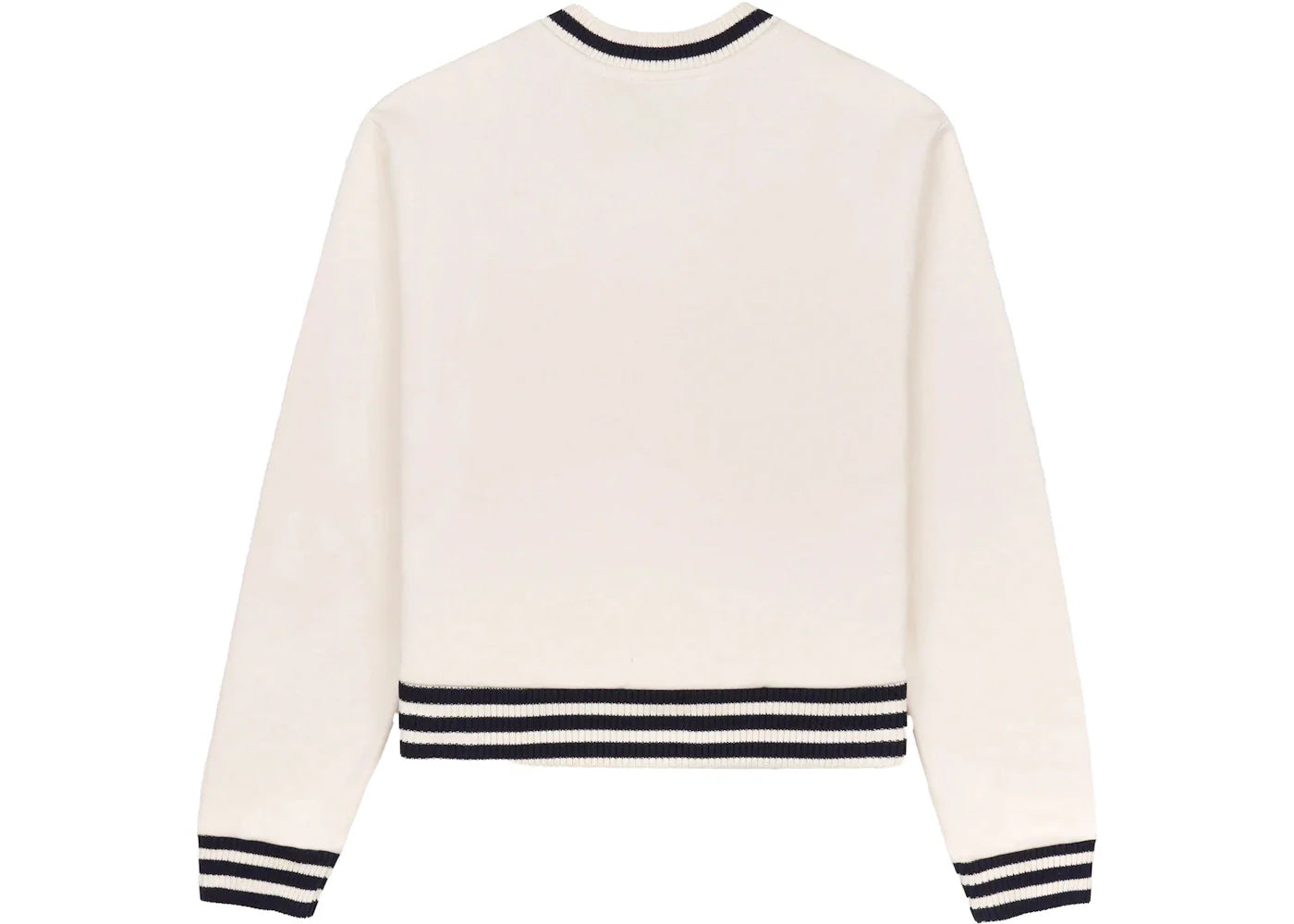 adidas Originals x Sporty & Rich V-Neck Sweatshirt Cream/Navy - view 2
