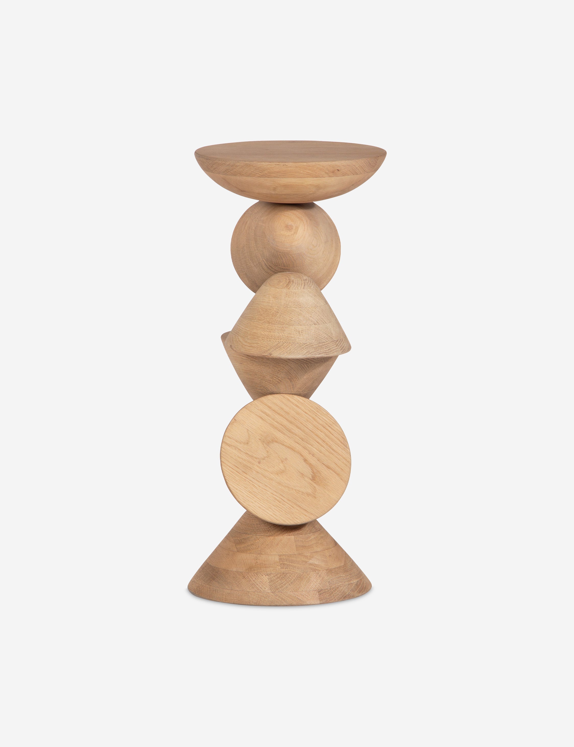 Lulu and Georgia Maz Round Side Table – Natural