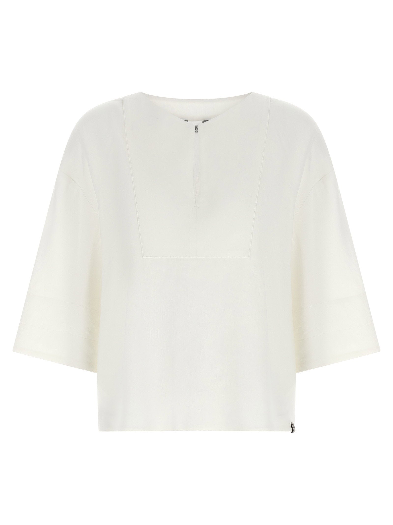 Max Mara Mxpsospiro Blouse – 62% li, 35% vi, 3% ea