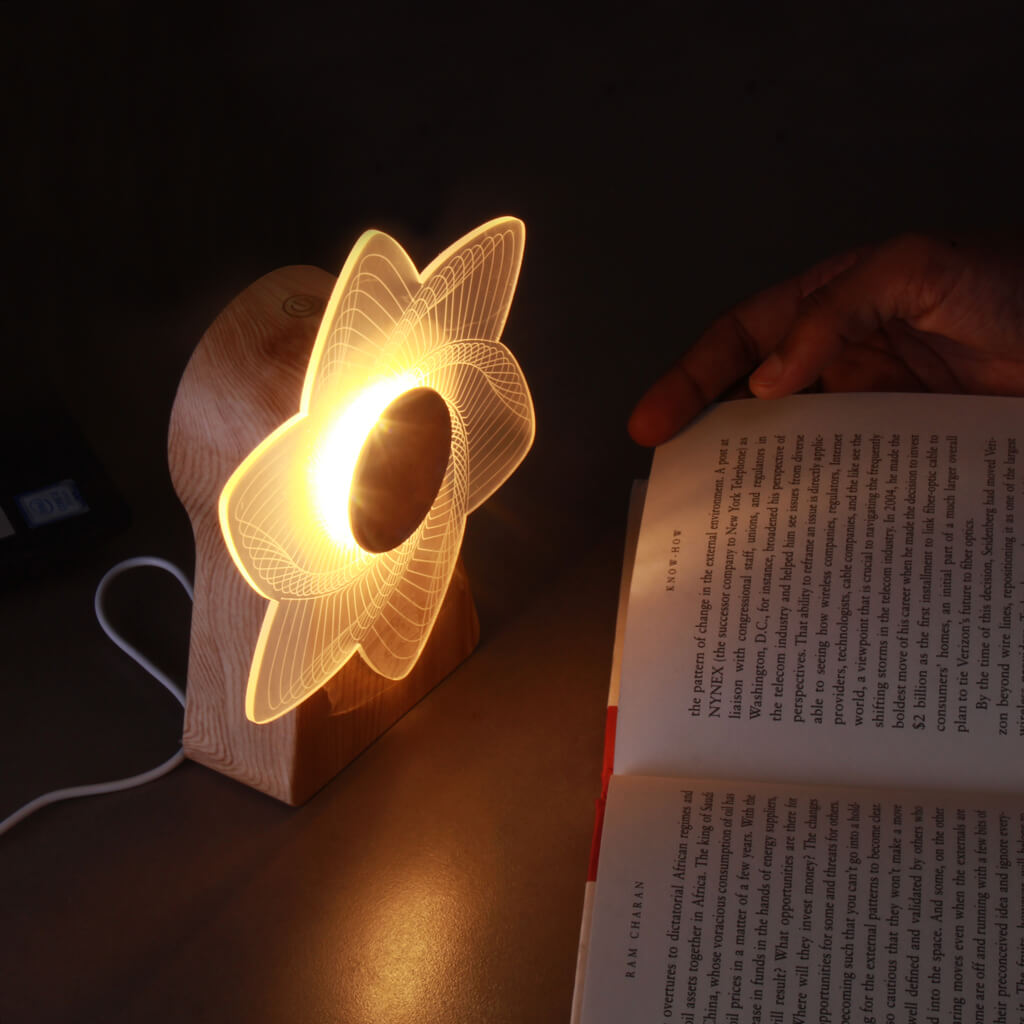 Porffitto Rotating LED Windmill Lamp - view 4