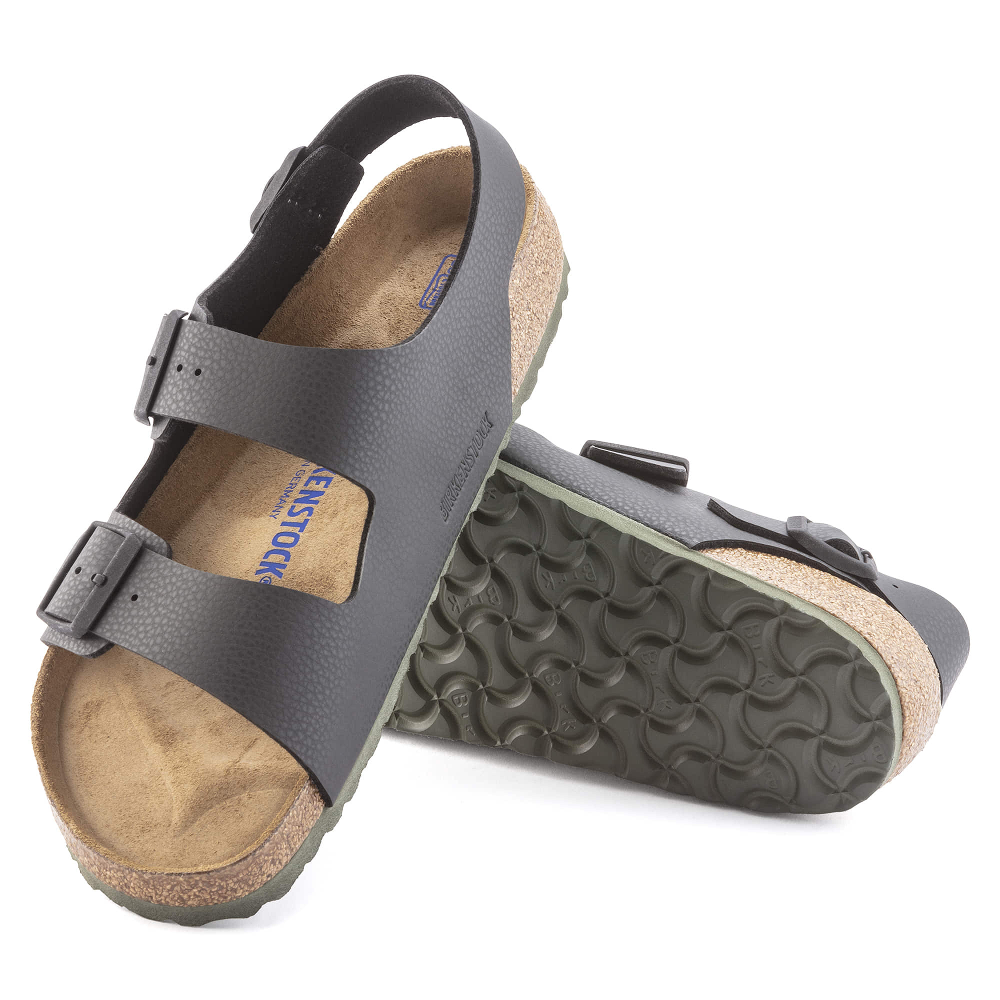Birkenstock Milano Birko-Flor – Black Black/Desert Soil Black