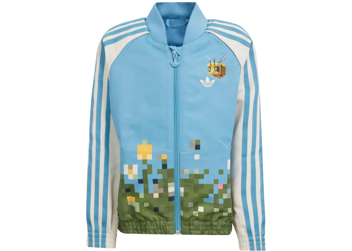 adidas Originals x Minecraft Track Suit Set Hazy Blue/Wonder White - view 2