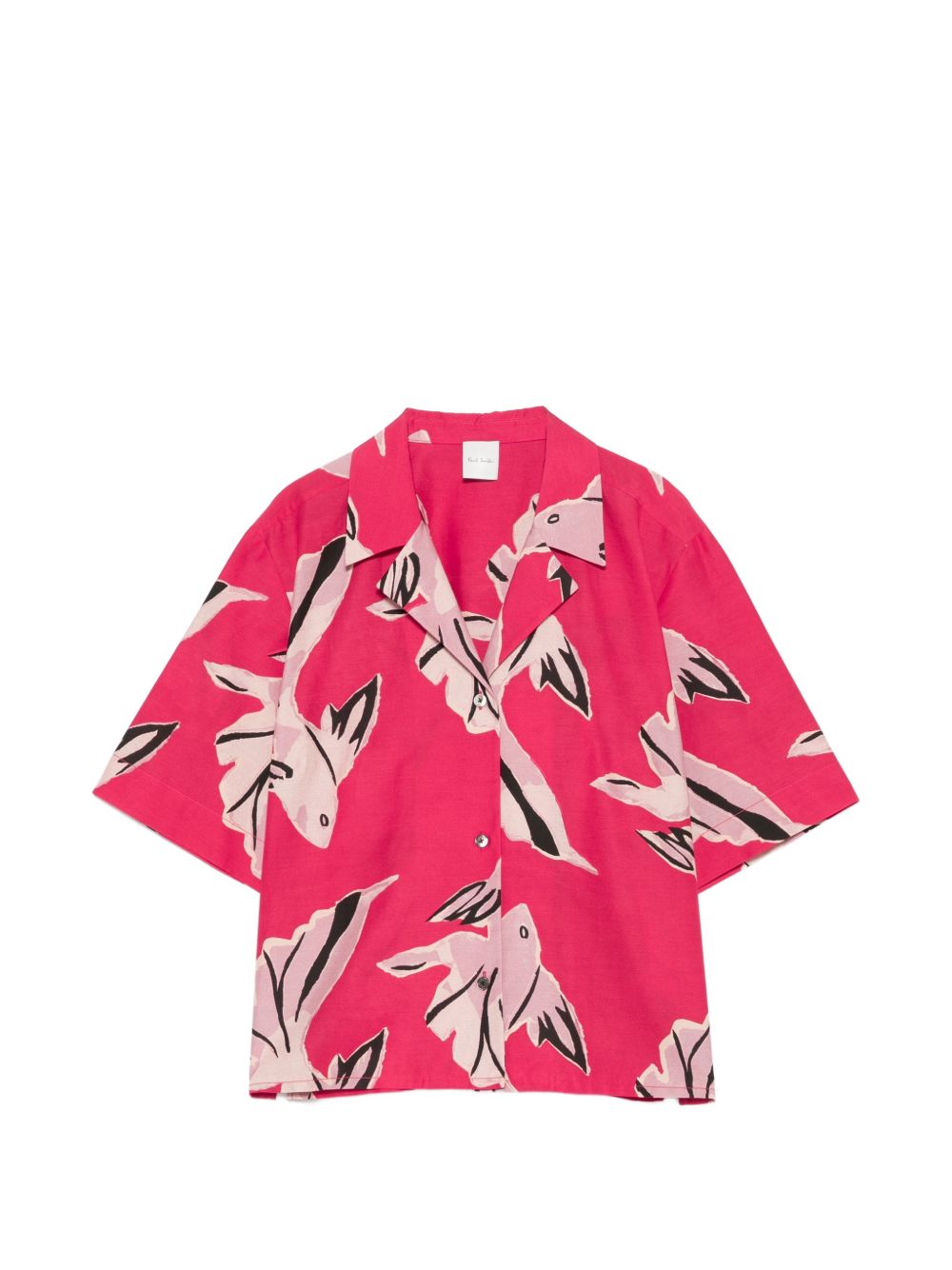 Paul Smith Printed cotton shirt – Cotton 75%, Silk 25%
