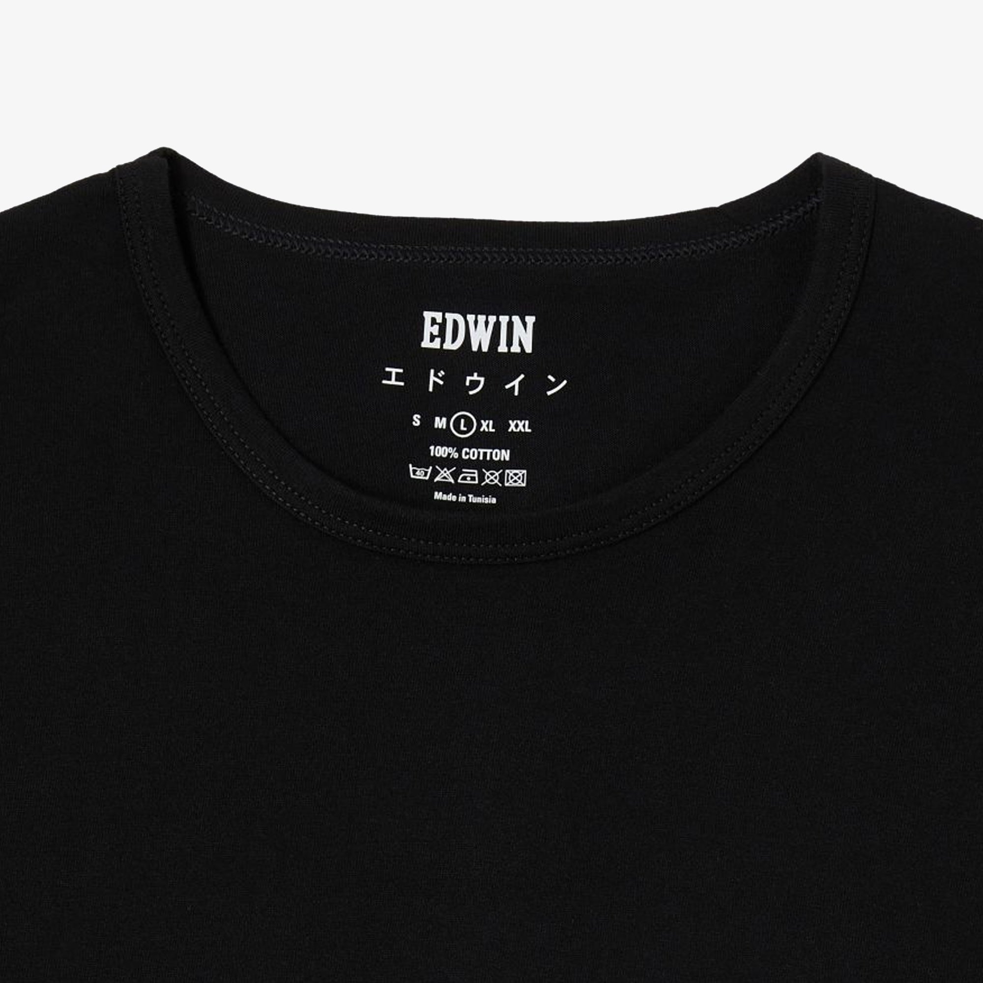 Edwin | Double Pack Ss Tee Pack Of 2 { Black - view 5