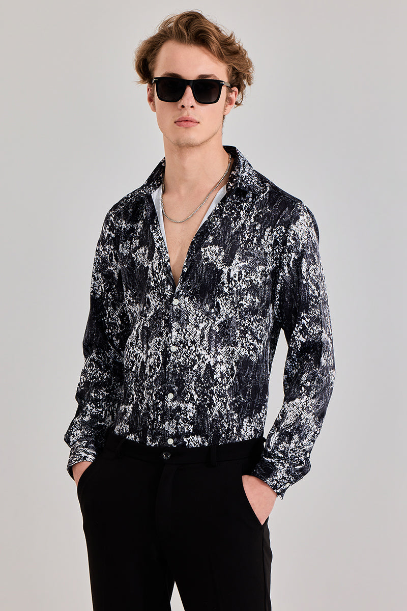 SNITCH Moissanite Black Shirt