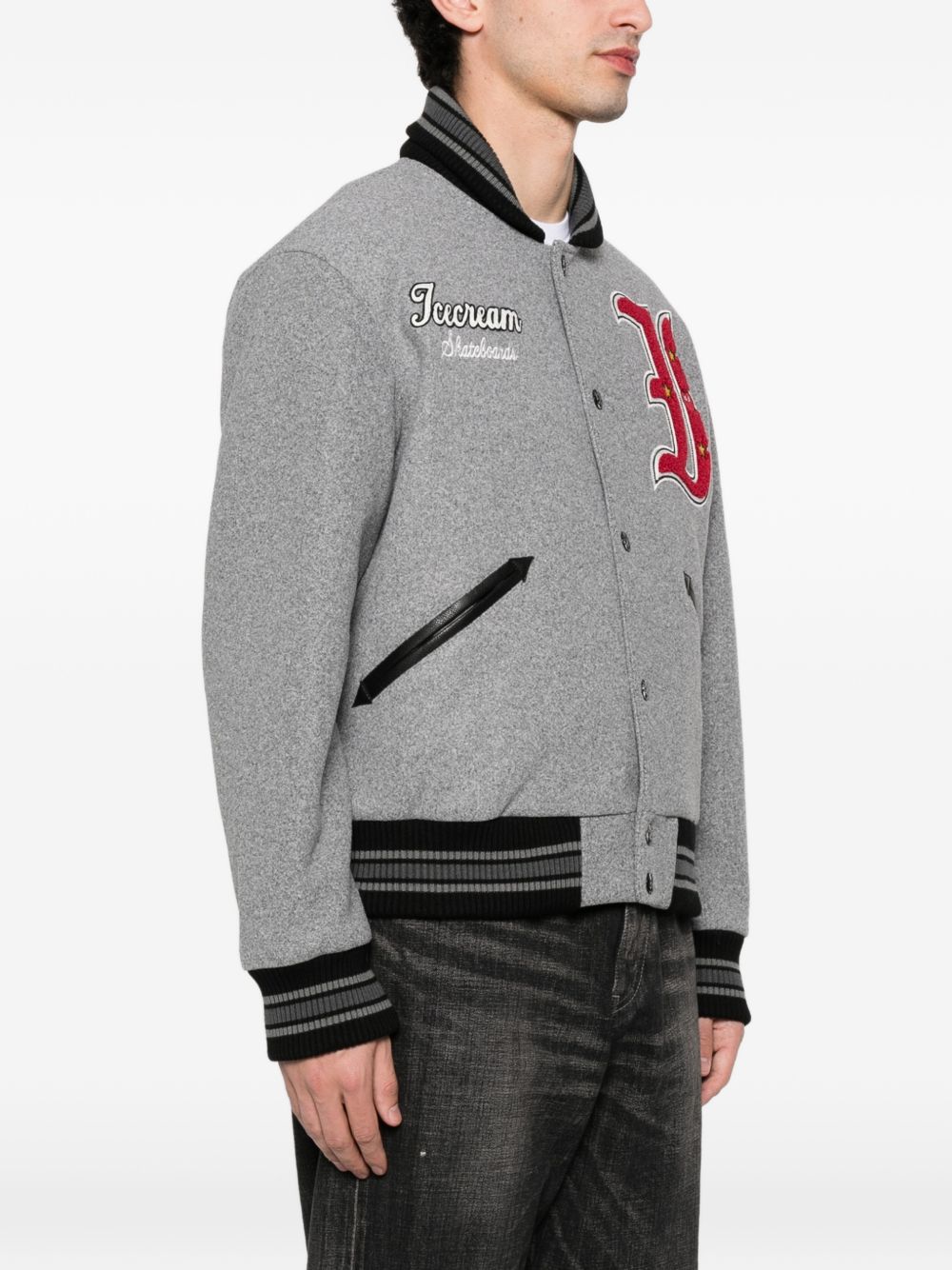 Icecream Cotton bomber jacket – Outer: Polyester 100% - view 2