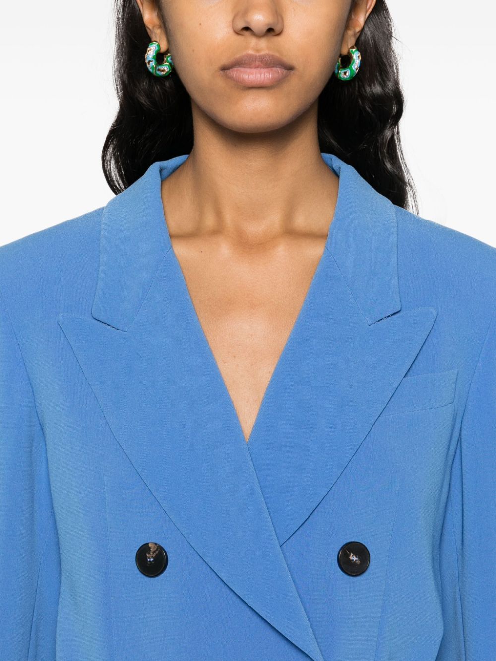 Alberto Biani Double-breasted cady jacket - view 2