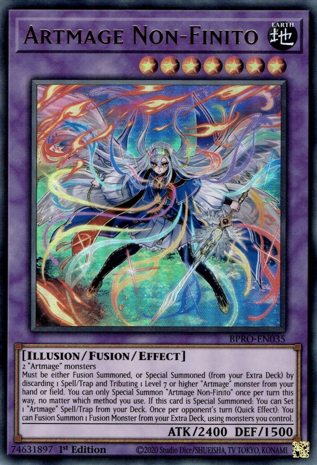 Yu-Gi-Oh! Artmage Non-Finito - BPRO-EN035 - Ultra Rare - 1st Edition