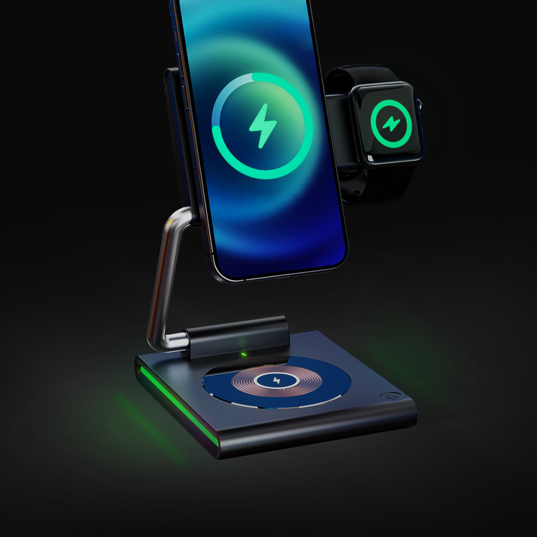 Cover It Up Wekome® 3 in 1 Wireless Charging Station - view 3