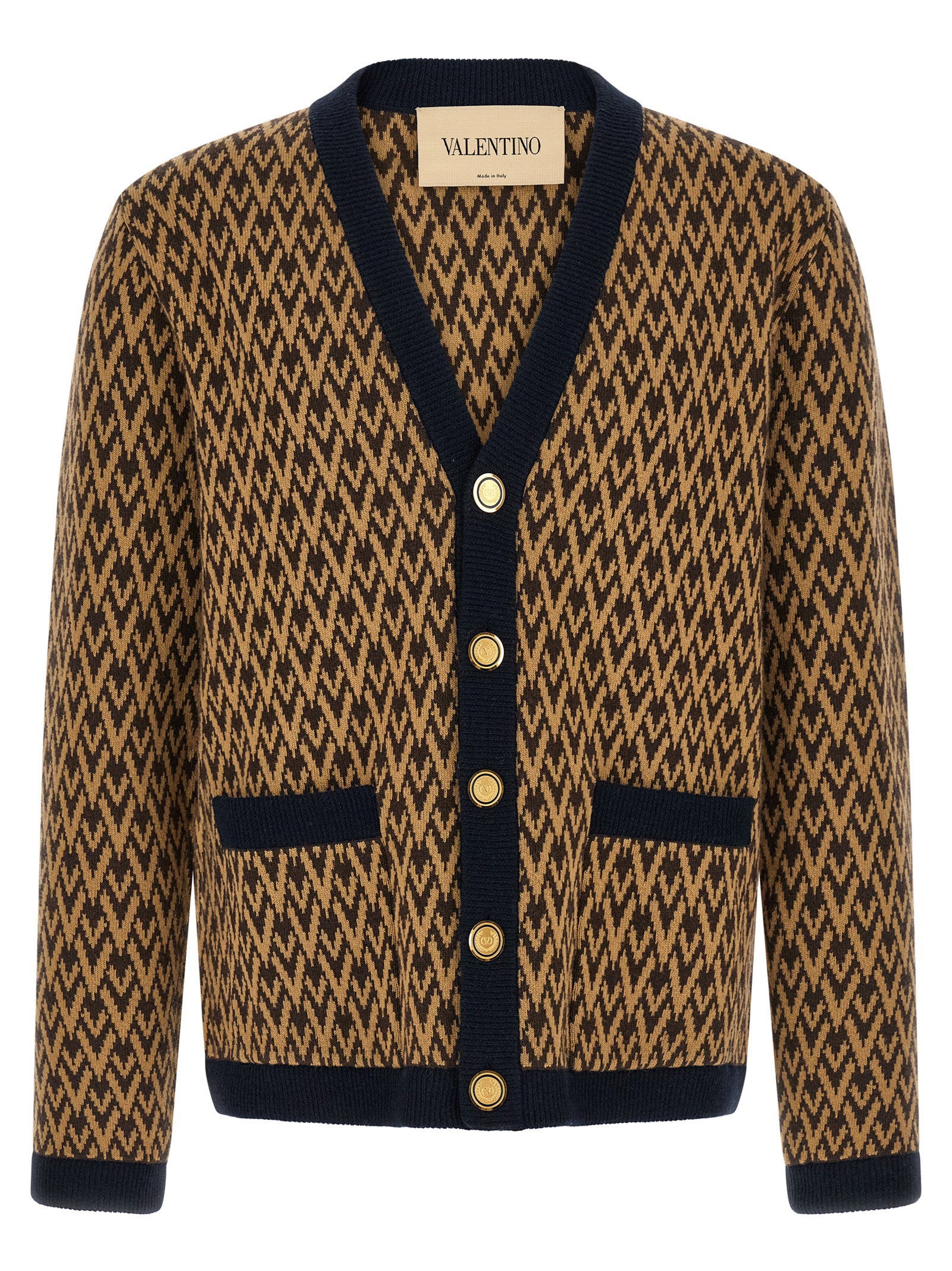Valentino Garavani Toute La V Cardigan – 100% cashmere