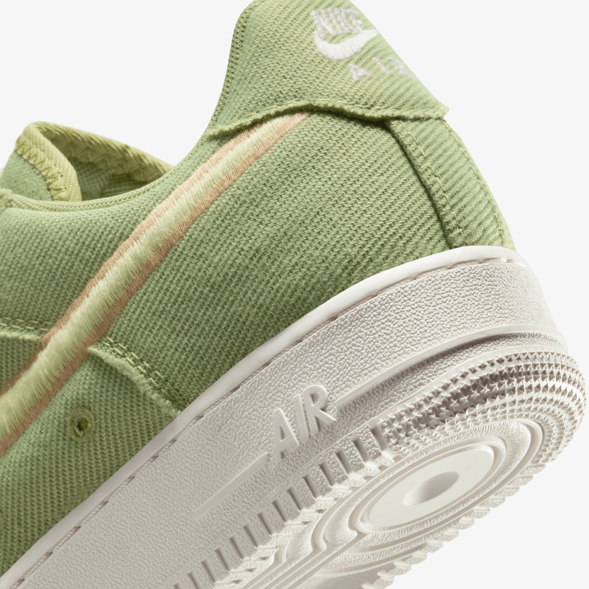 Nike | Air Force 1 Low Canvas { Dusty Olive/olive Aura-hemp-phantom - view 6